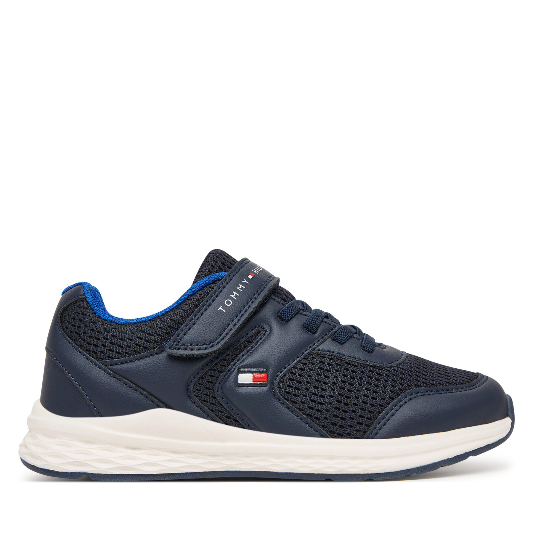 Sneakersy Tommy Hilfiger Low Cut Lace-Up T3X9-34378-1697 S Tmavomodrá