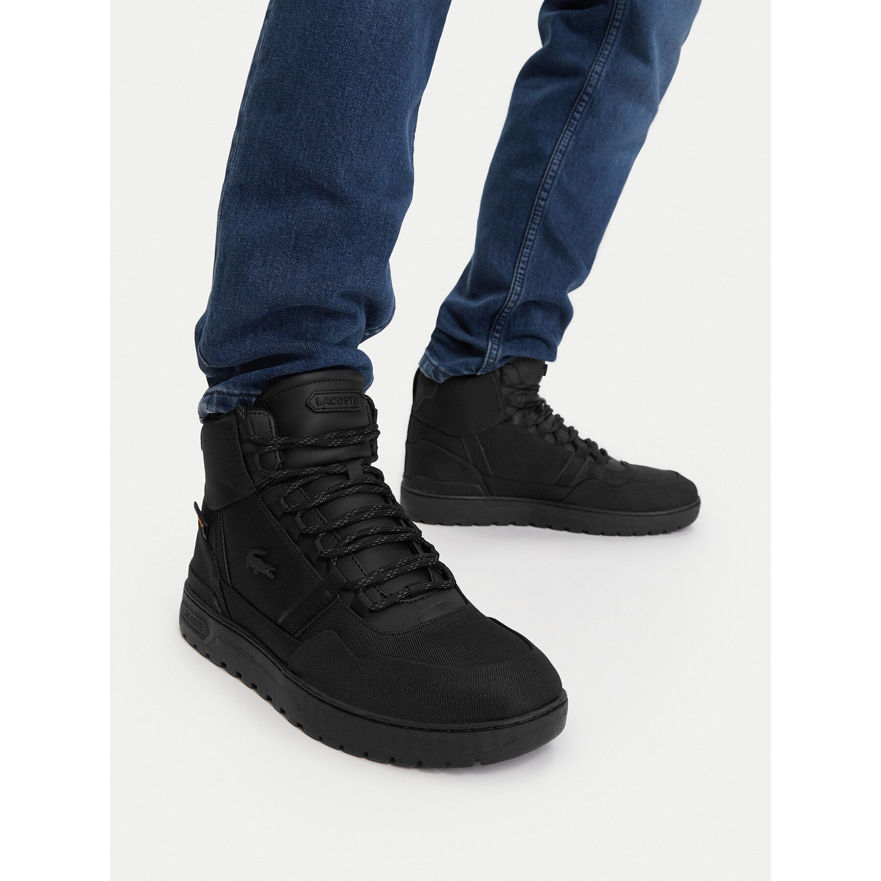 Сникърси Lacoste T-Clip Mid Trainers 7-48SMA0040 Черен