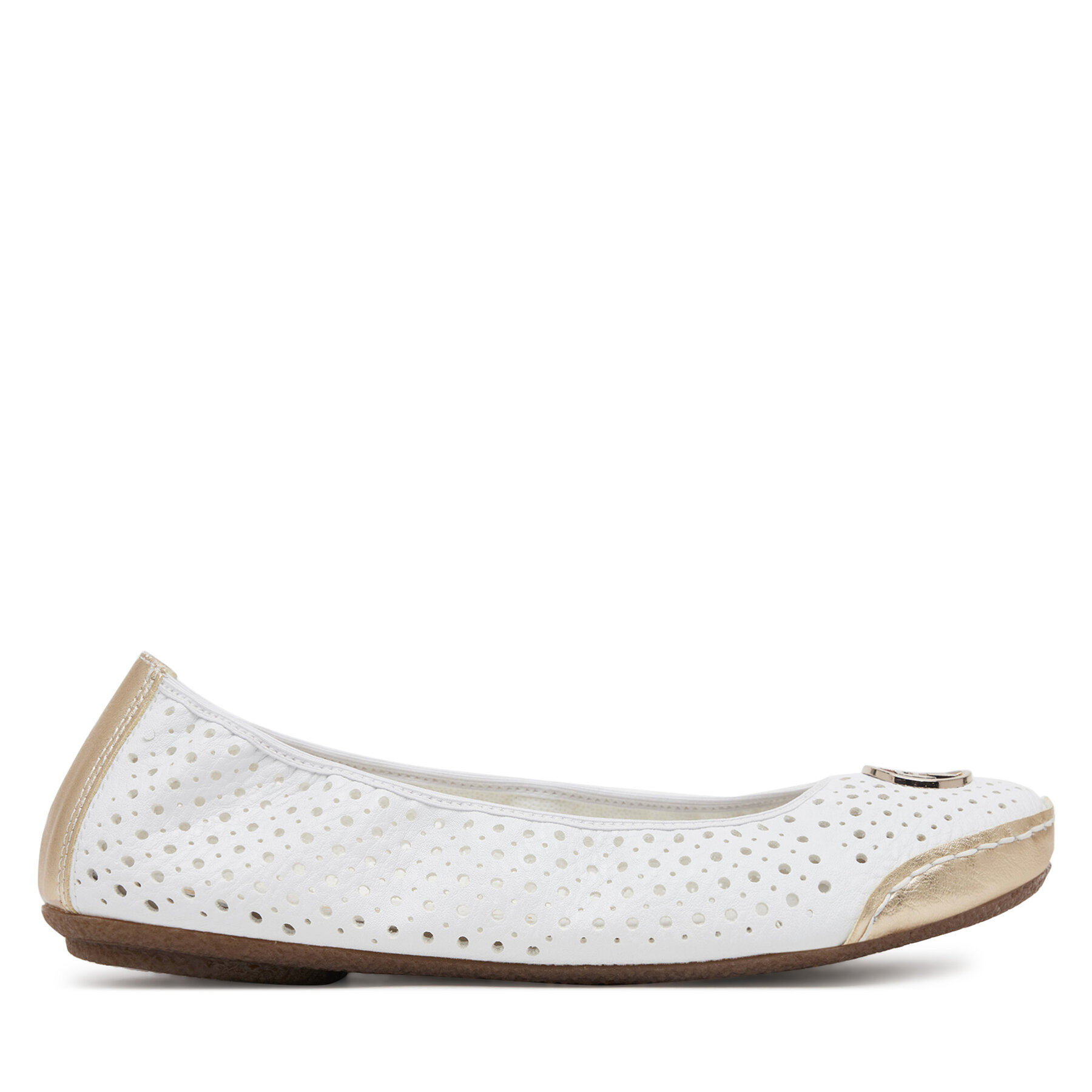 Baleríny Rieker 41459-80 Biela