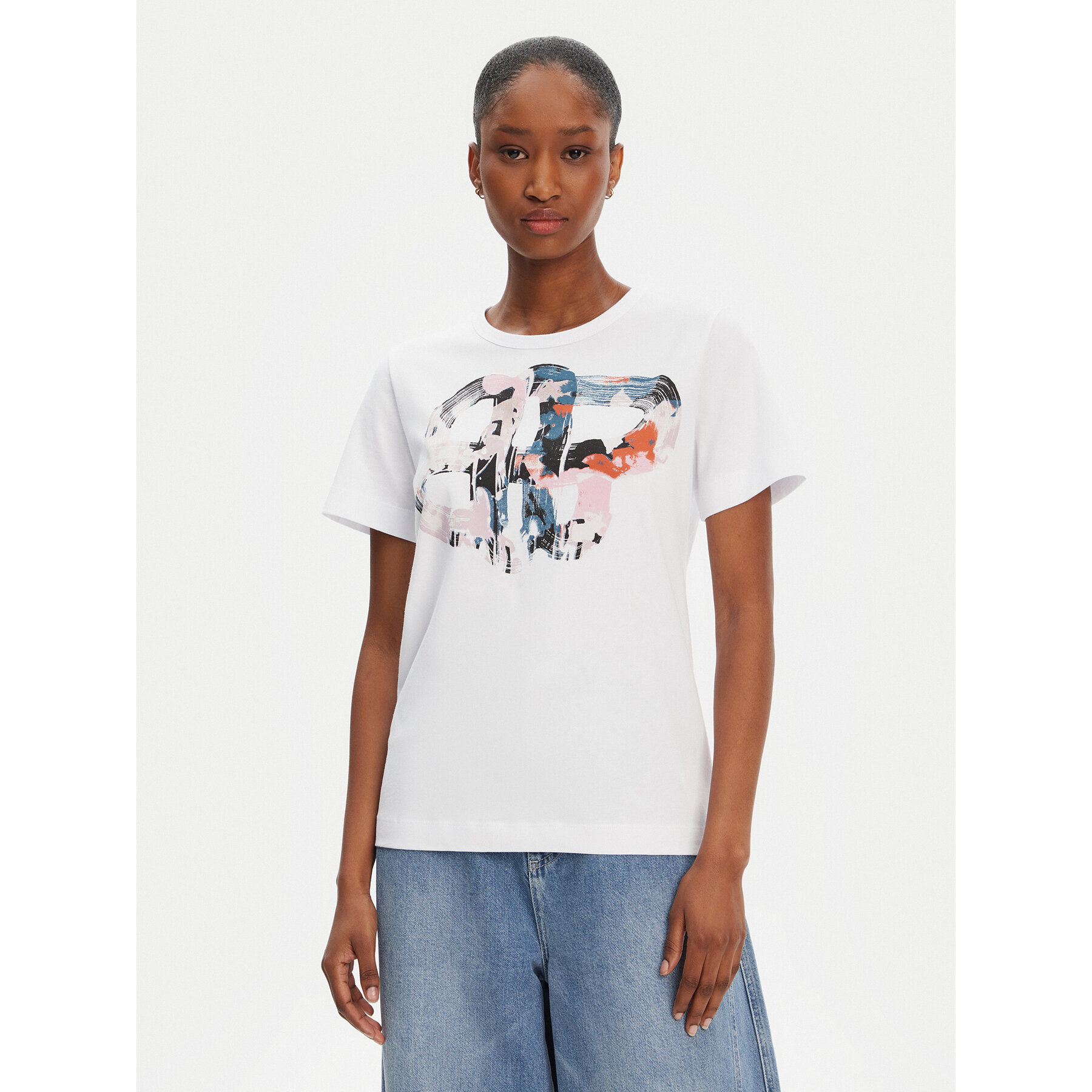 Munthe Munthe T-Shirt Prato 252110425260 Λευκό Regular Fit