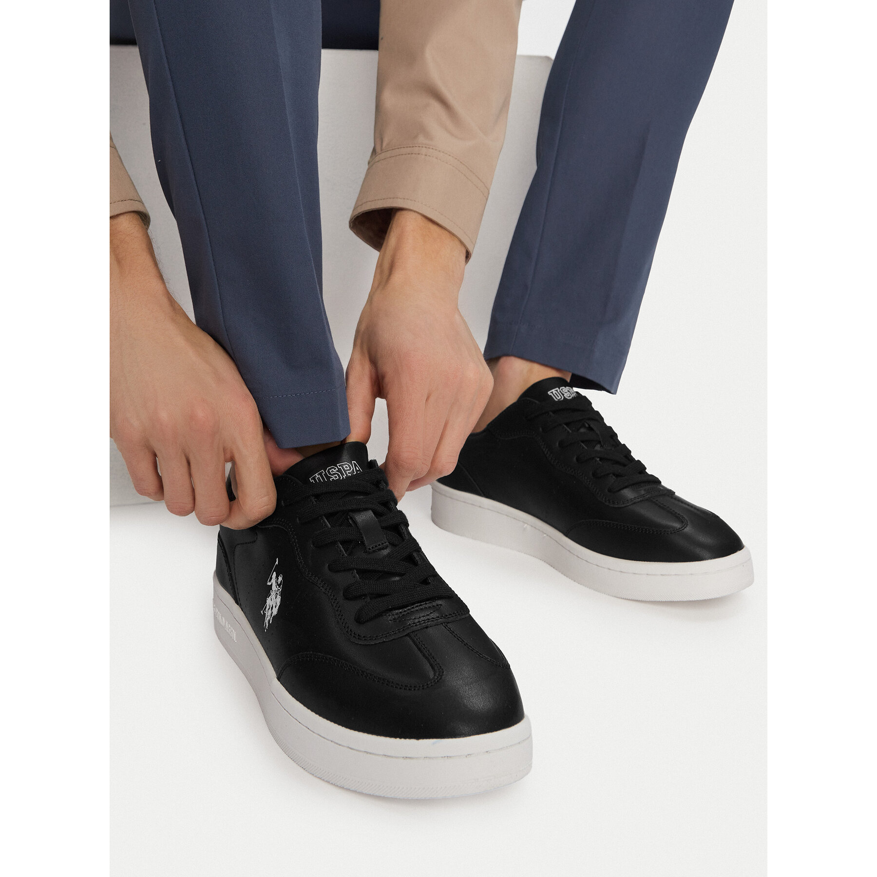 Сникърси U.S. Polo Assn. EO-ROWAN001M/6L1 Черен