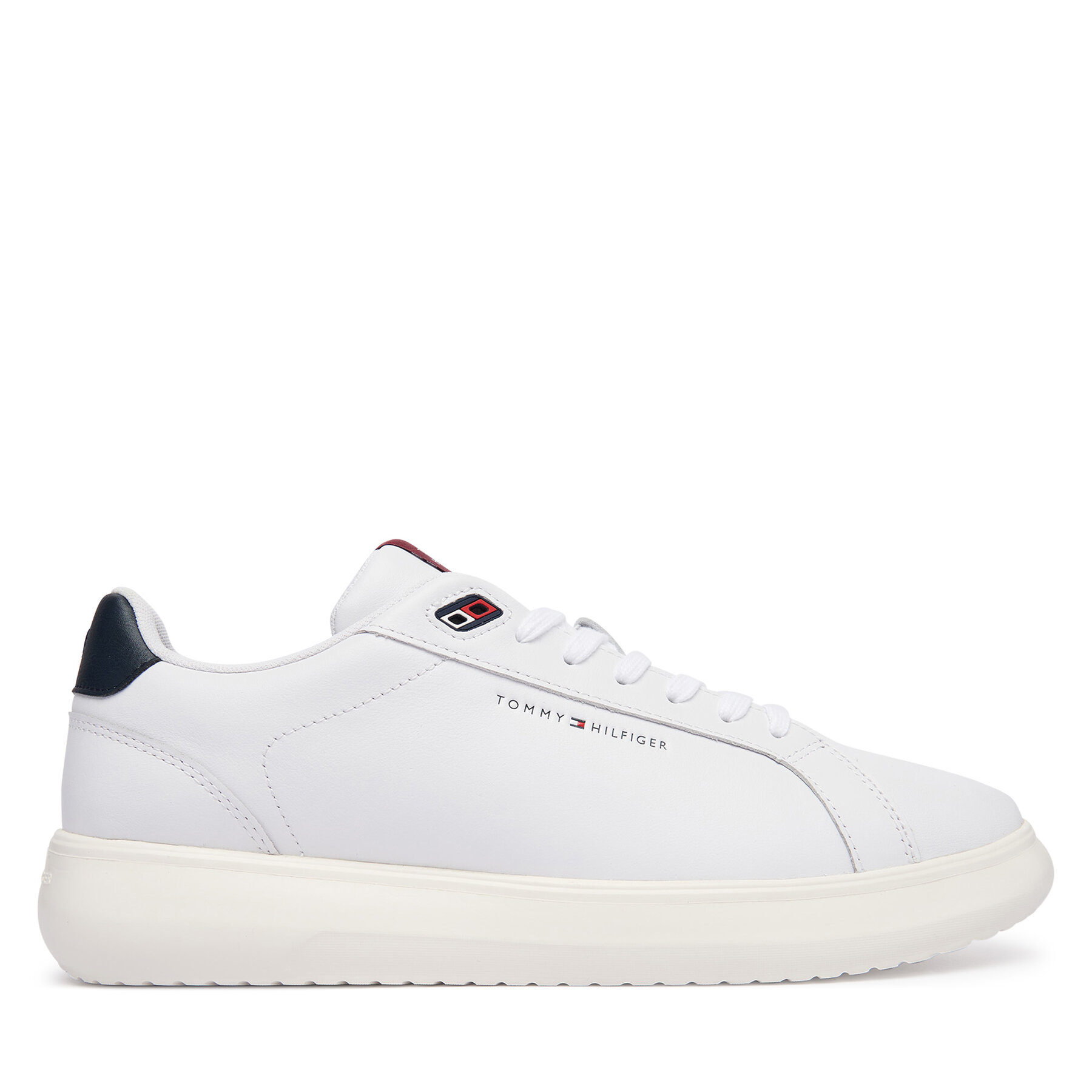 Snīkeri Tommy Hilfiger Light Chunky Leather Sneaker FM0FM06000 Balts