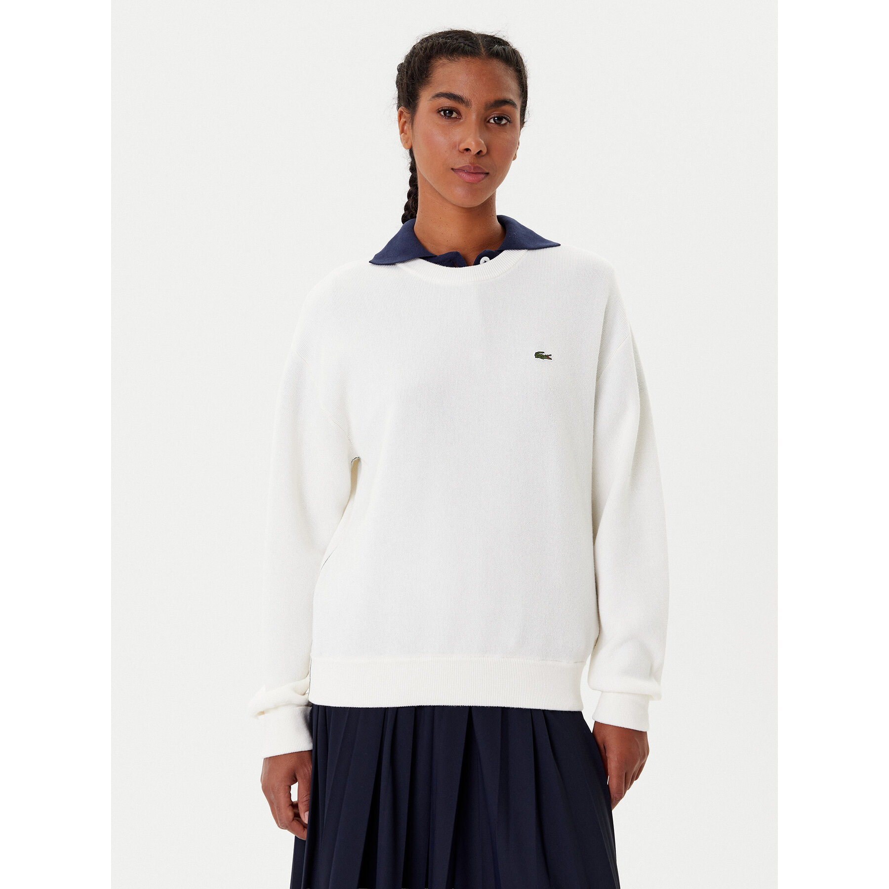 Lacoste Pullover AF4158 Écru Regular Fit