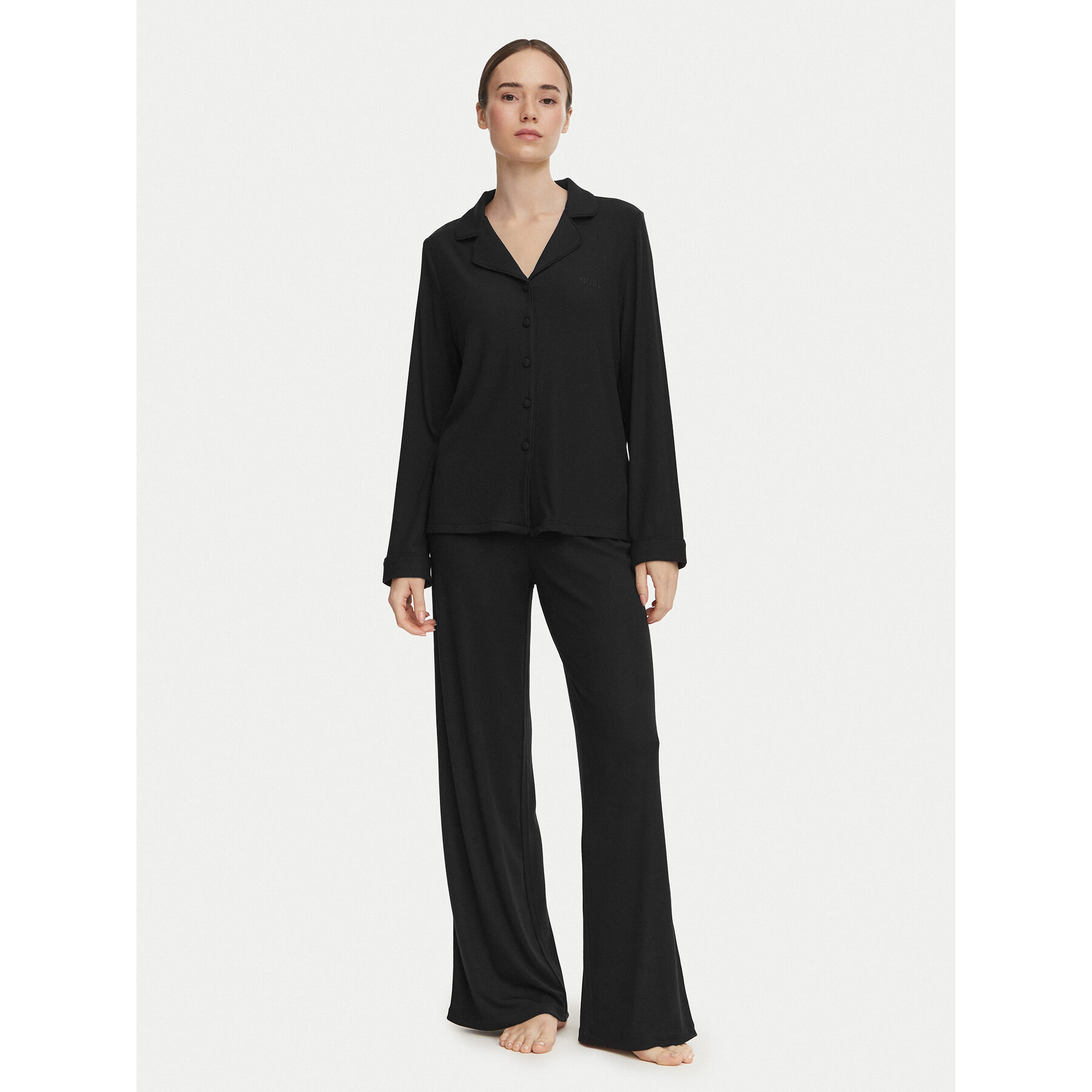 Guess Pyjama O6BX04 K5041 Schwarz Regular Fit