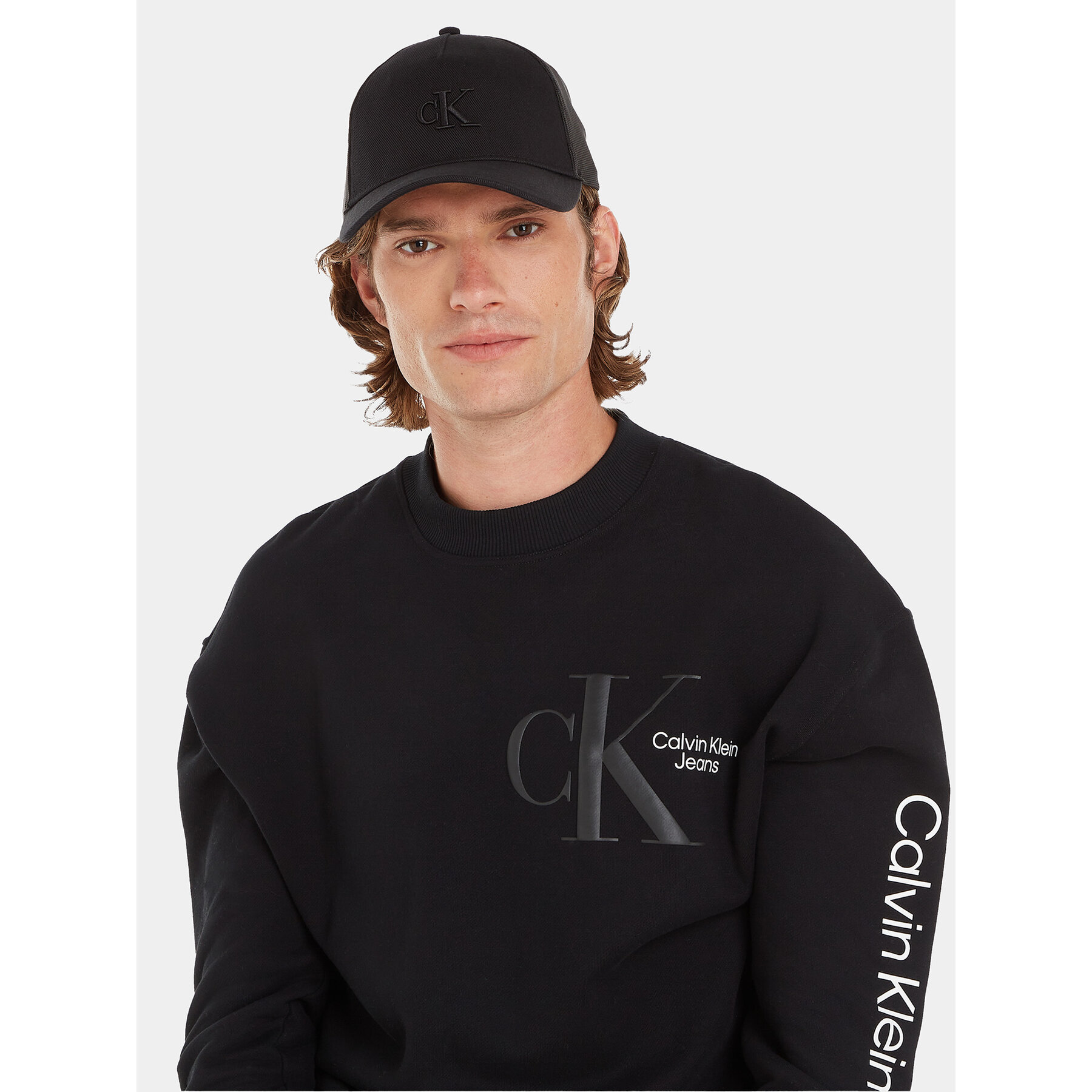 Keps Calvin Klein Jeans New Archive Trucker Cap K50K511806 Black BEH