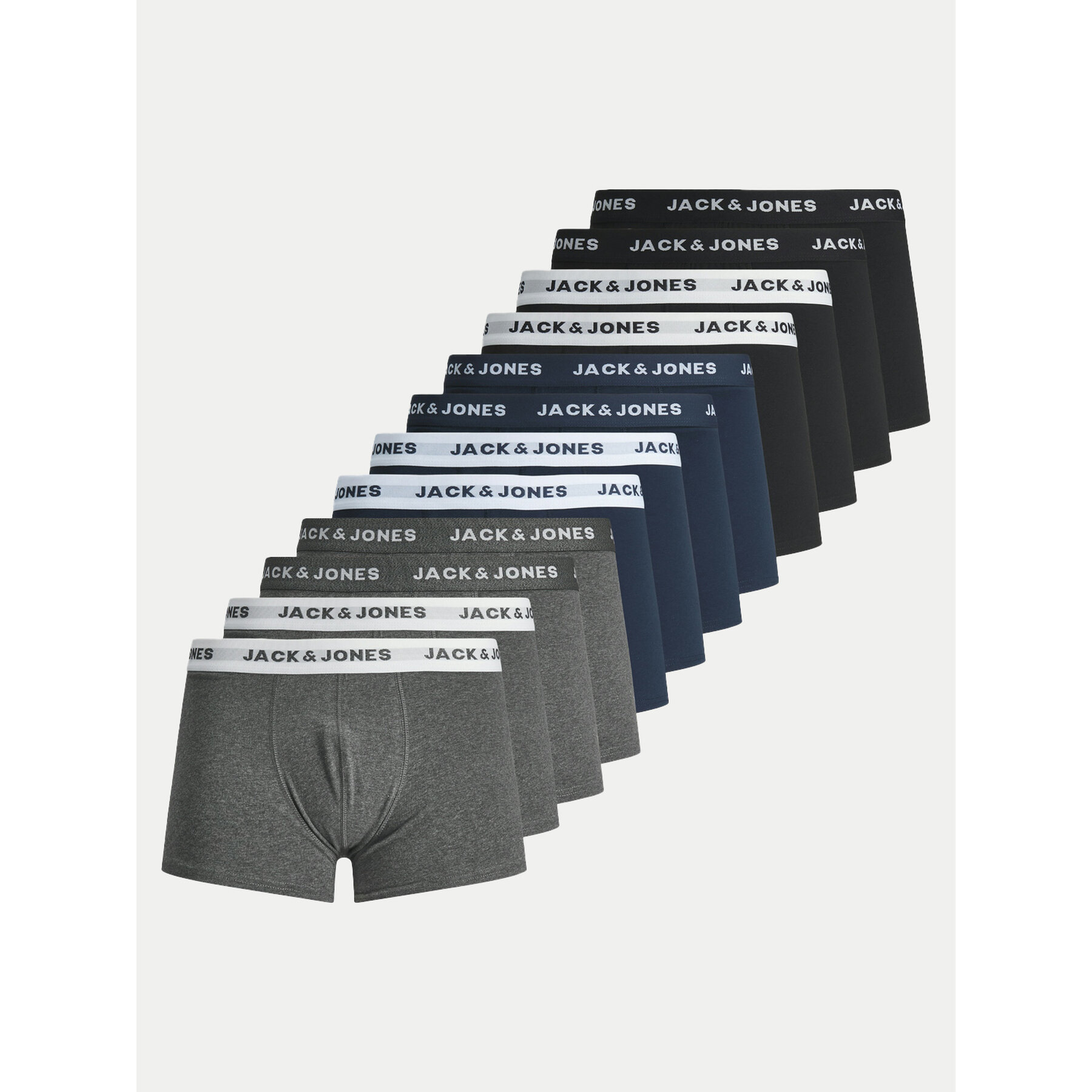 Jack & Jones Set di boxer Solid 12189935 Multicolore
