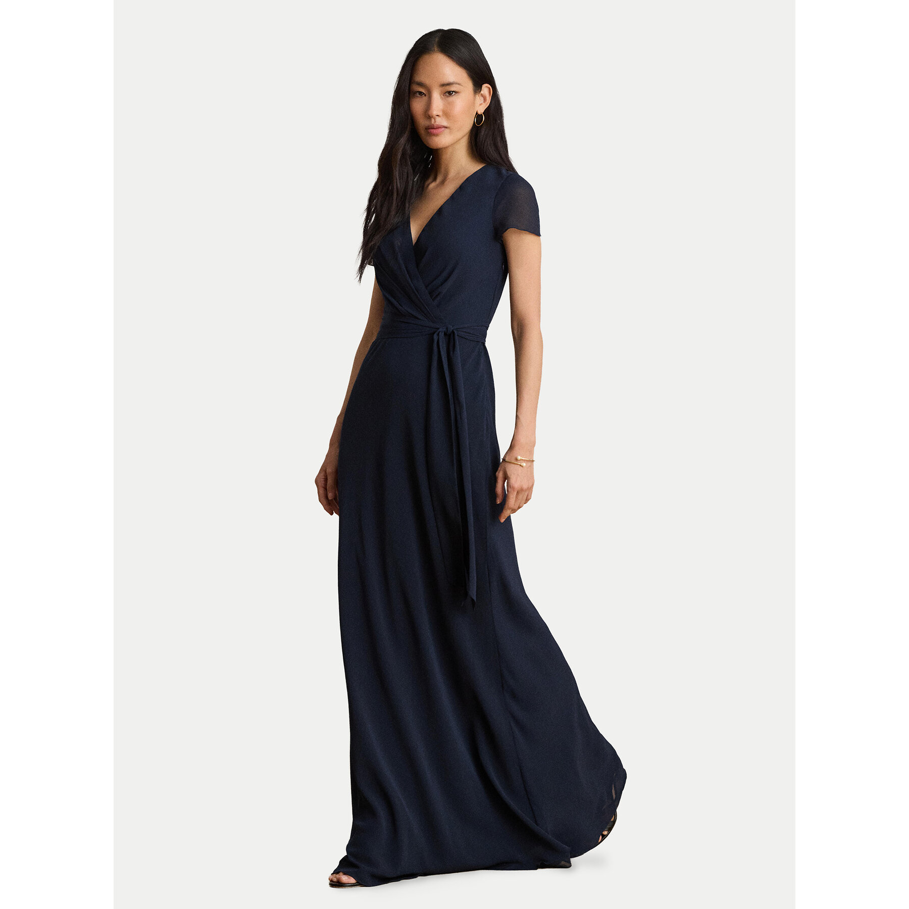 LAUREN RALPH LAUREN Abendkleid 253P14048002 Dunkelblau Regular Fit