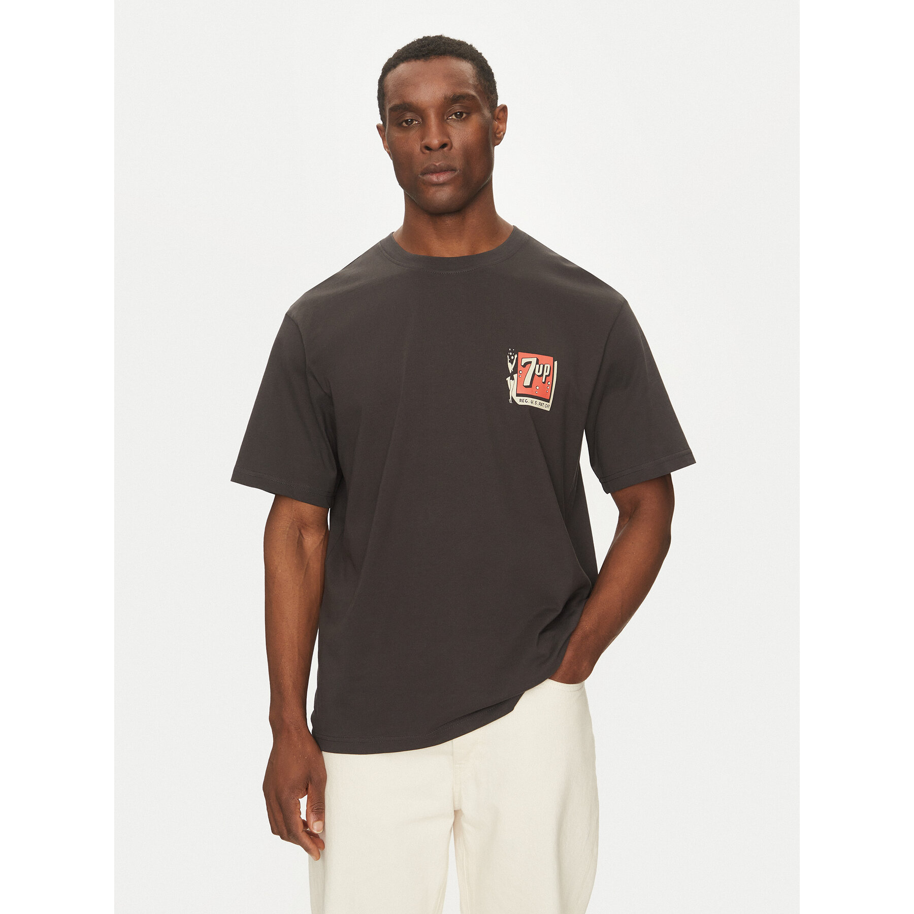 Only & Sons T-Shirt 7Up 22033847 Μαύρο Relaxed Fit