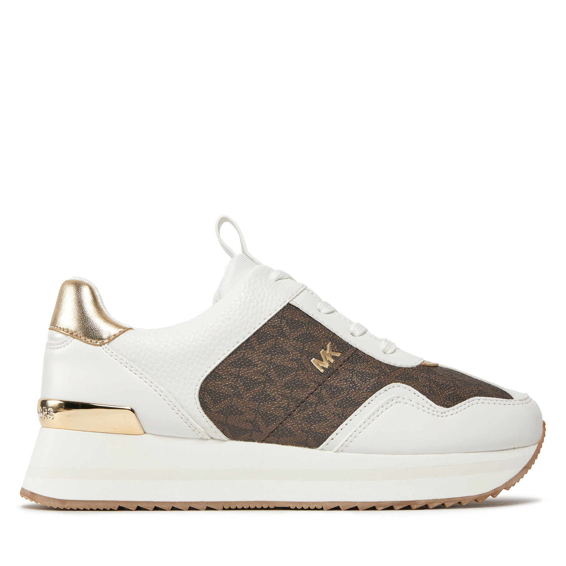 Snīkeri MICHAEL Michael Kors Raina Trainer 43R4RNFSAB Balts