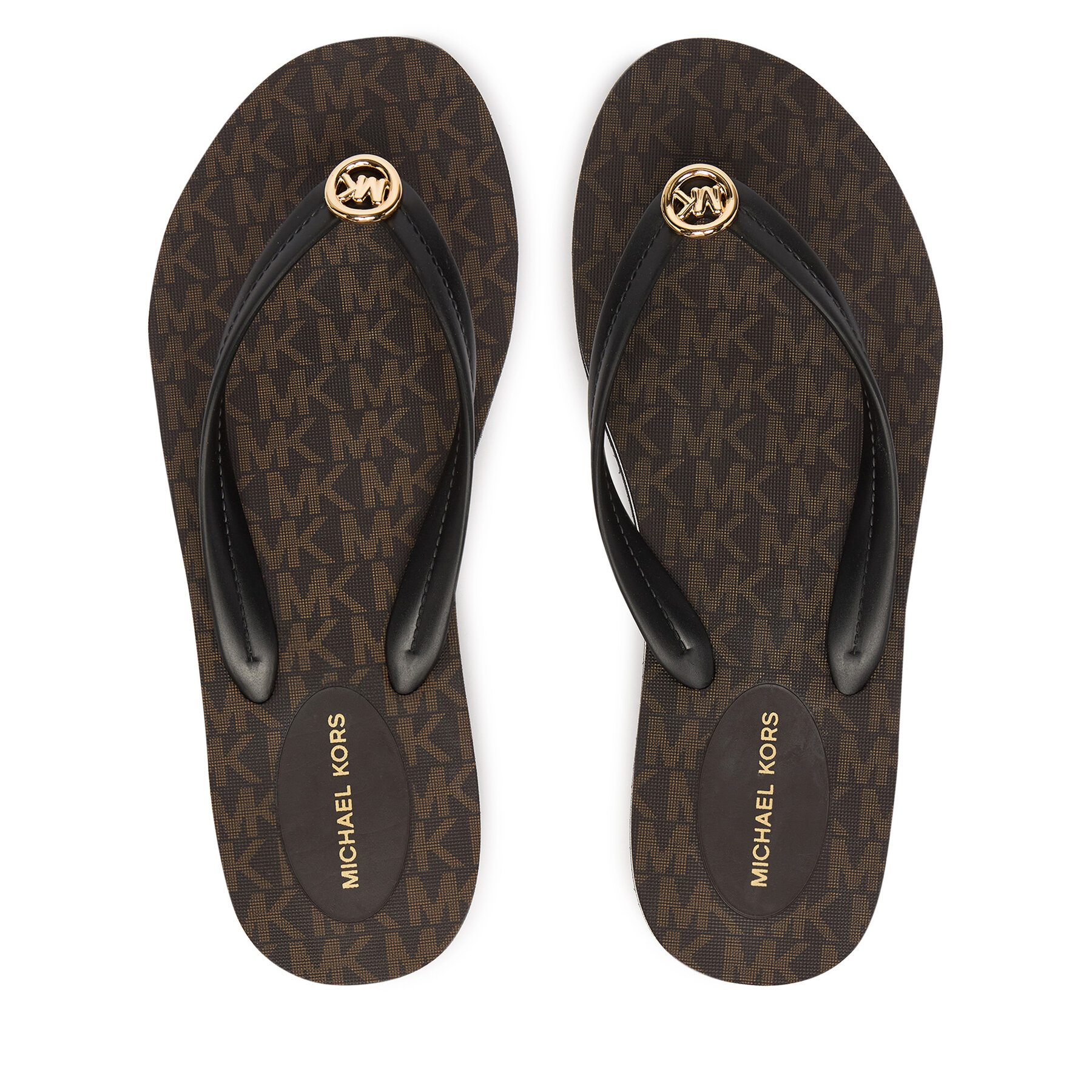 Žabky MICHAEL Michael Kors Posie Flip Flop 40S6PSFA2Q Hnedá