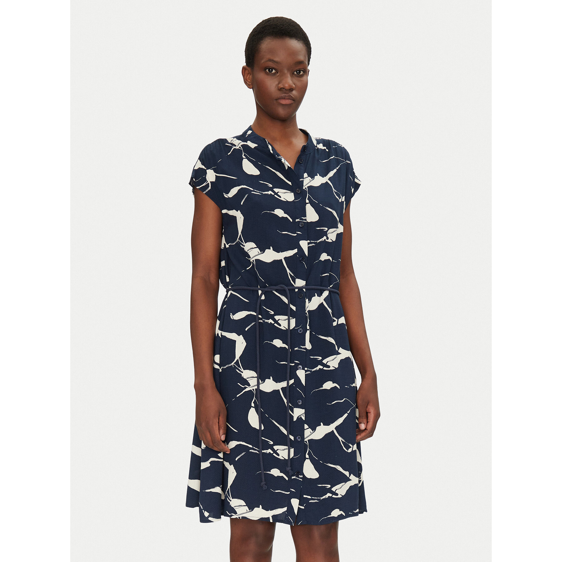 Fransa Kleid für den Alltag 20615541 Dunkelblau Regular Fit