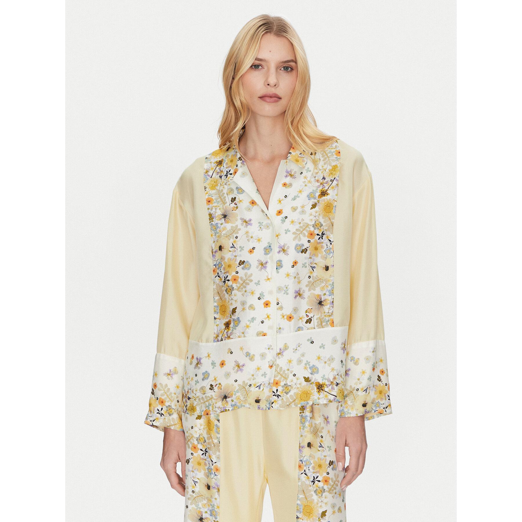 Munthe Hemd Faiza 251101025118 Beige Relaxed Fit