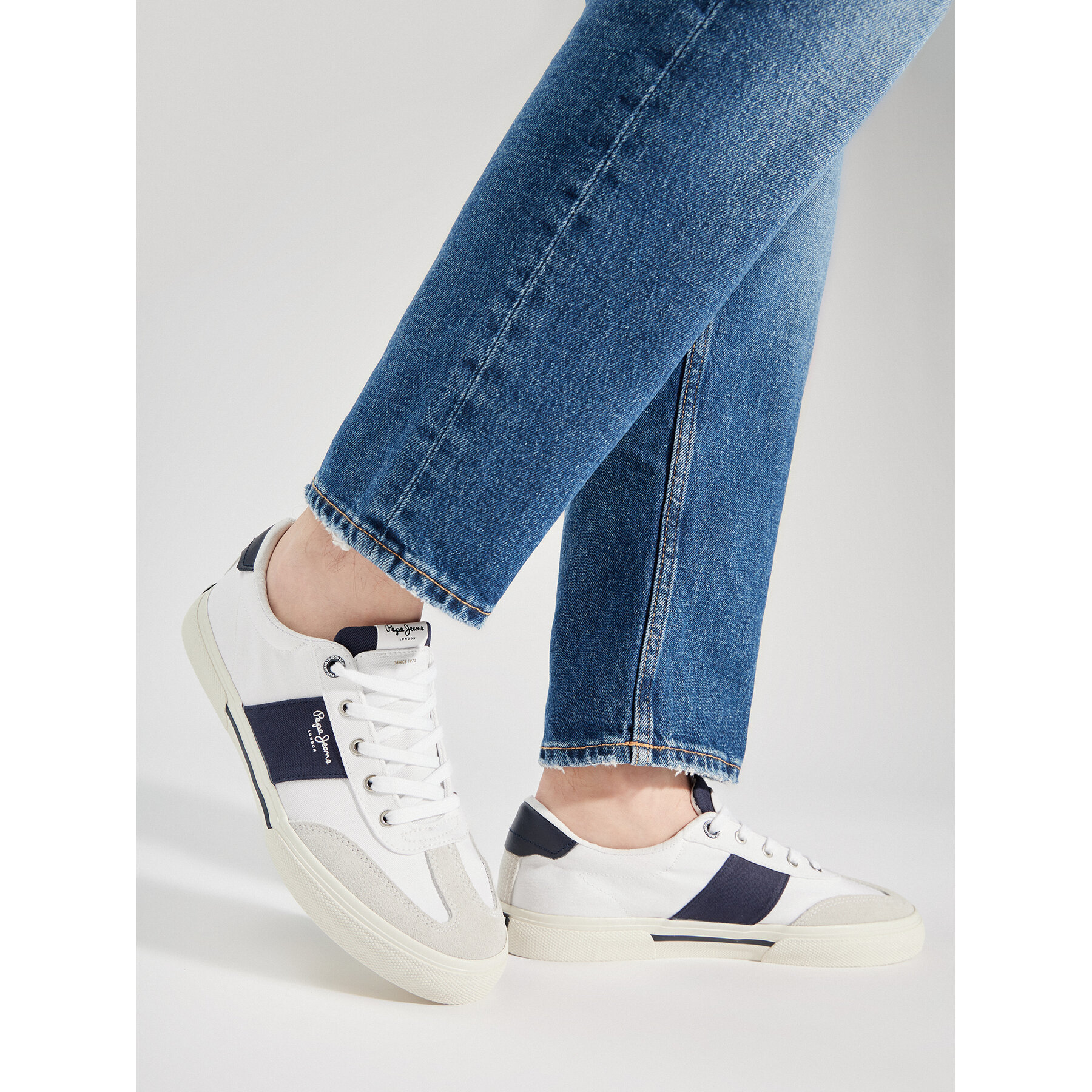 Sneakers Pepe Jeans Kenton Strap M PMS31042 Bianco