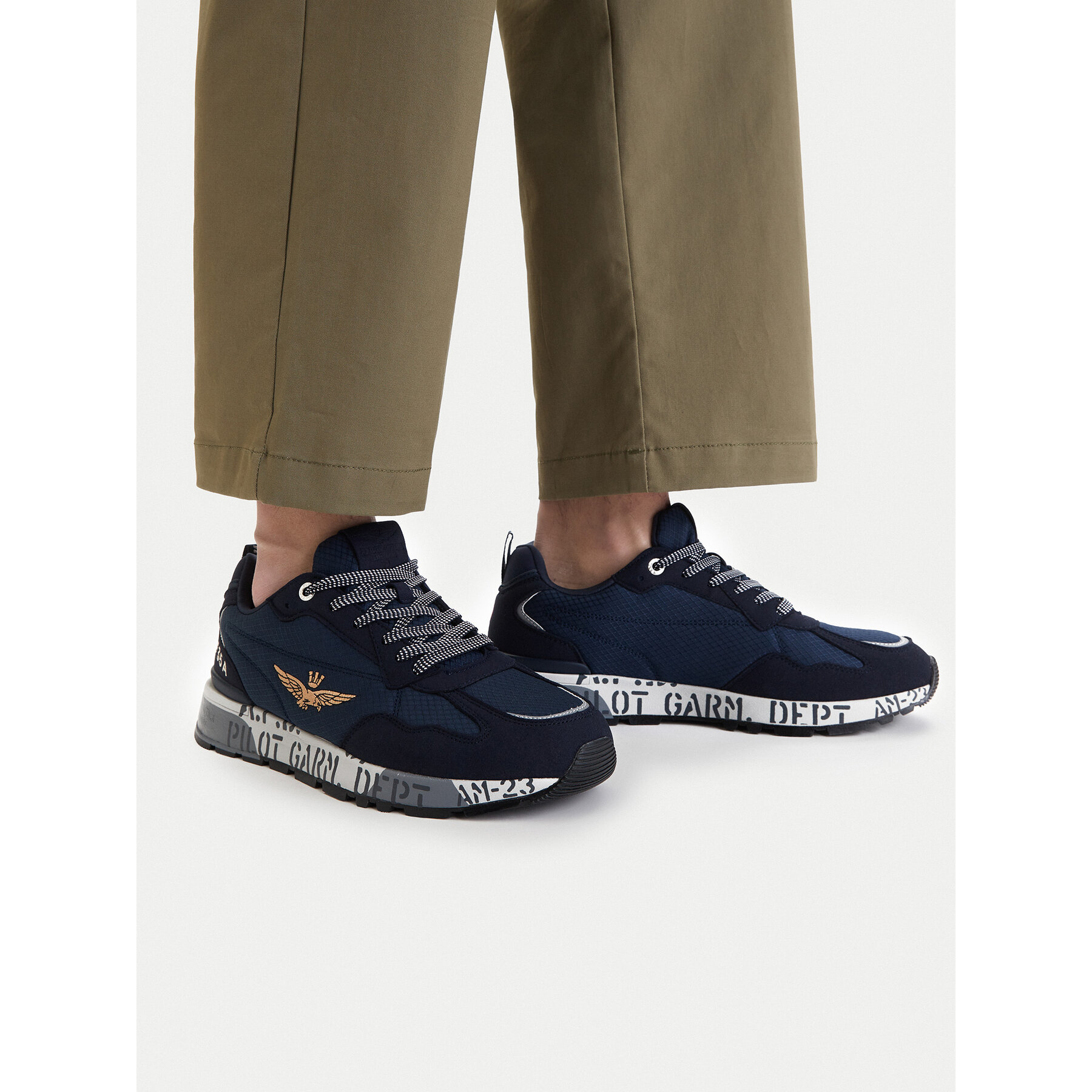 Sneakers Aeronautica Militare 261SC0276UCT04327 Bleumarin