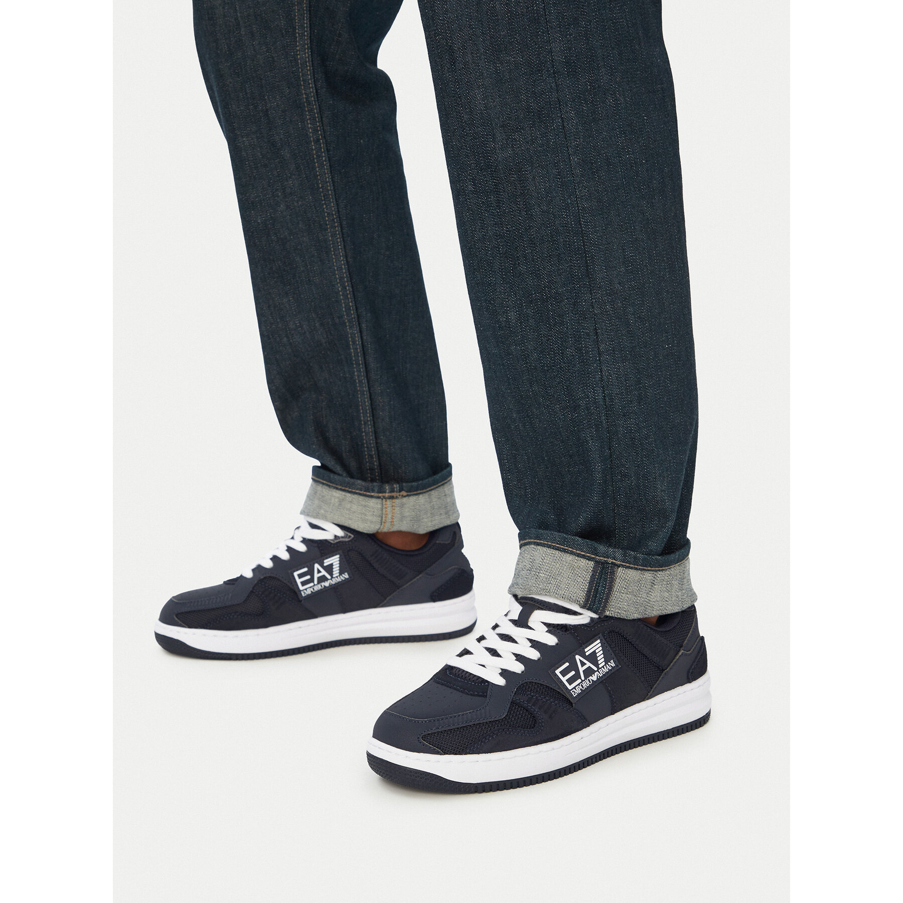 Сникърси EA7 Emporio Armani 7X000898 AF28472 MZ069 Тъмносин