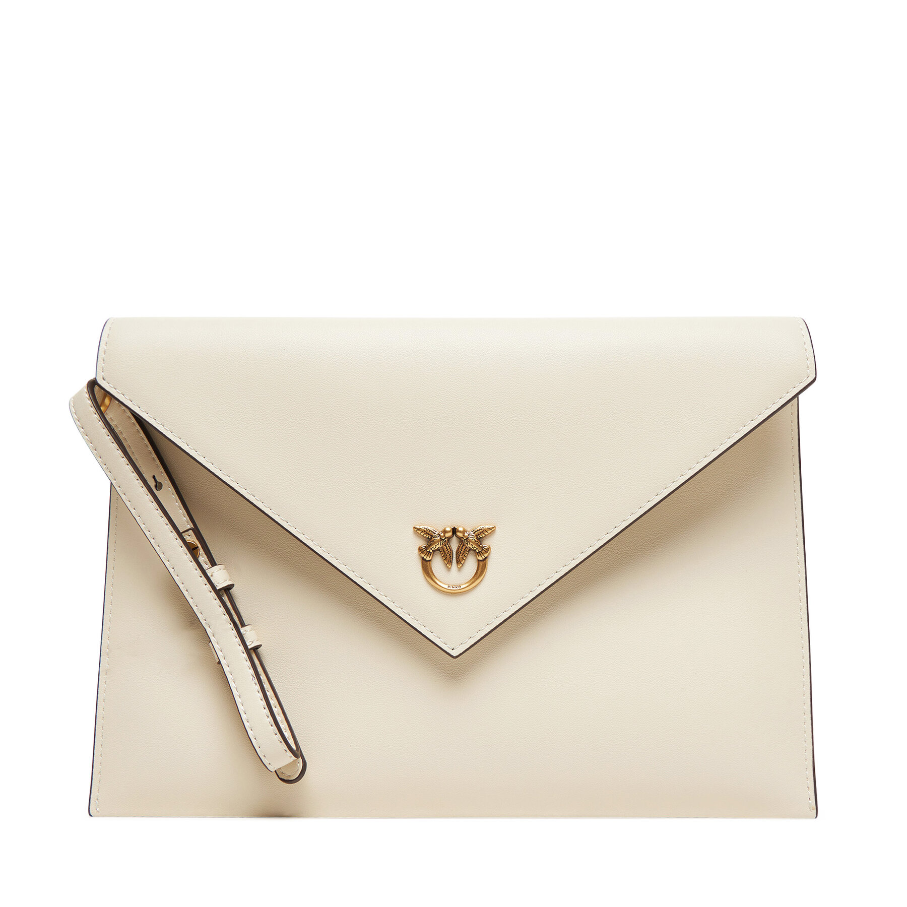 Дамска чанта PINKO Flat Purse Handle AI 25-26 PCPL104820 A0F1 Екрю