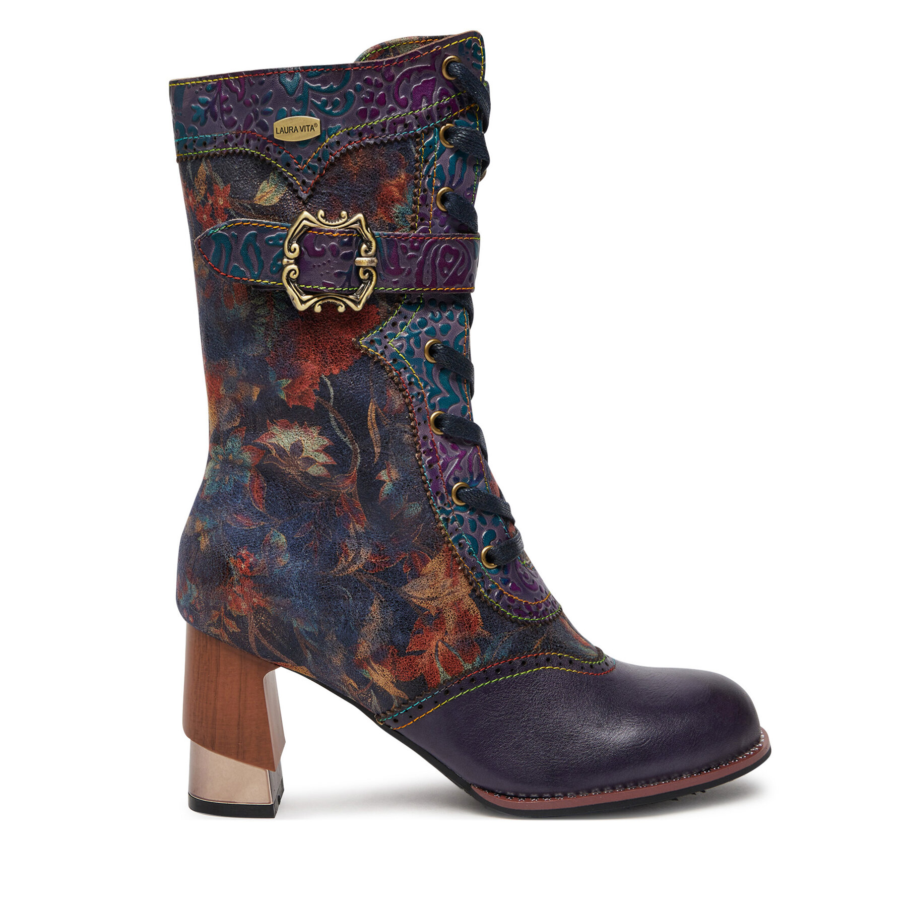 Botines Laura Vita Oxaneo 24 Violeta