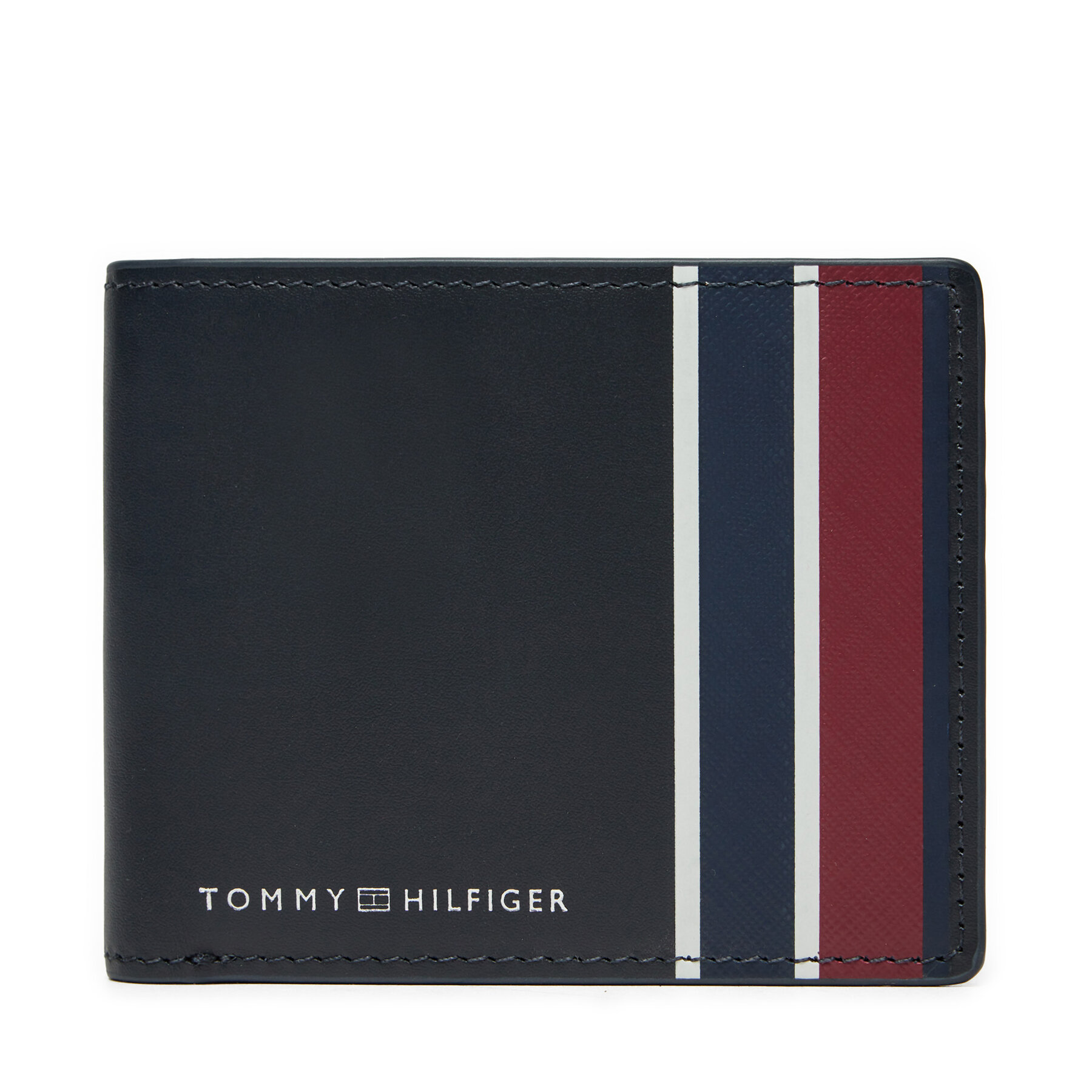 Kleine Herren Geldbörse Tommy Hilfiger Th Corp Mini Cc AM0AM12779 Dunkelblau