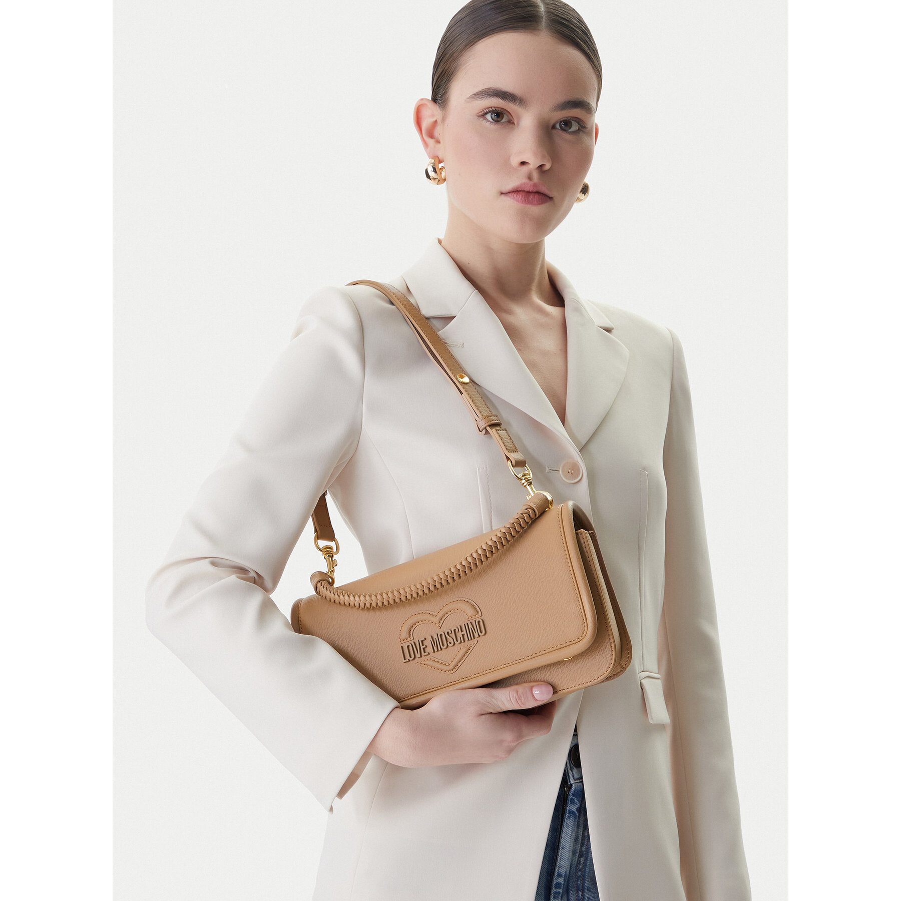 Дамска чанта LOVE MOSCHINO JC4096PP1OLL0104 Бежов