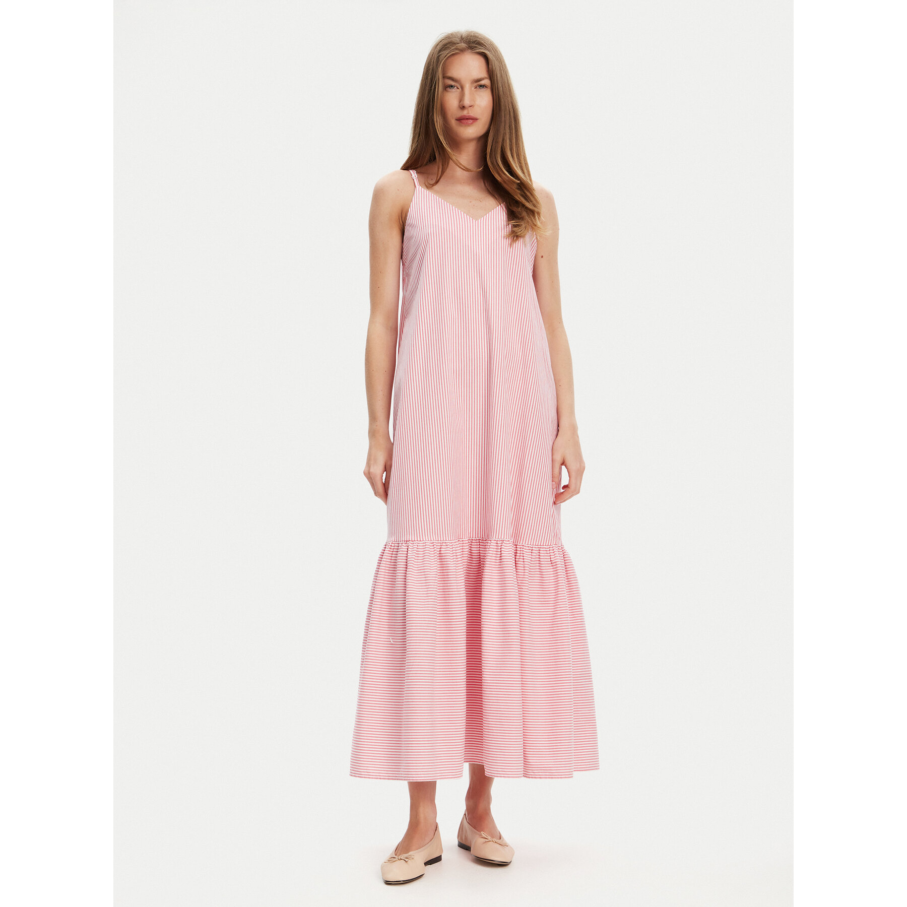 United Colors Of Benetton Sommerkleid 4SZRDV0B8 Rosa Relaxed Fit
