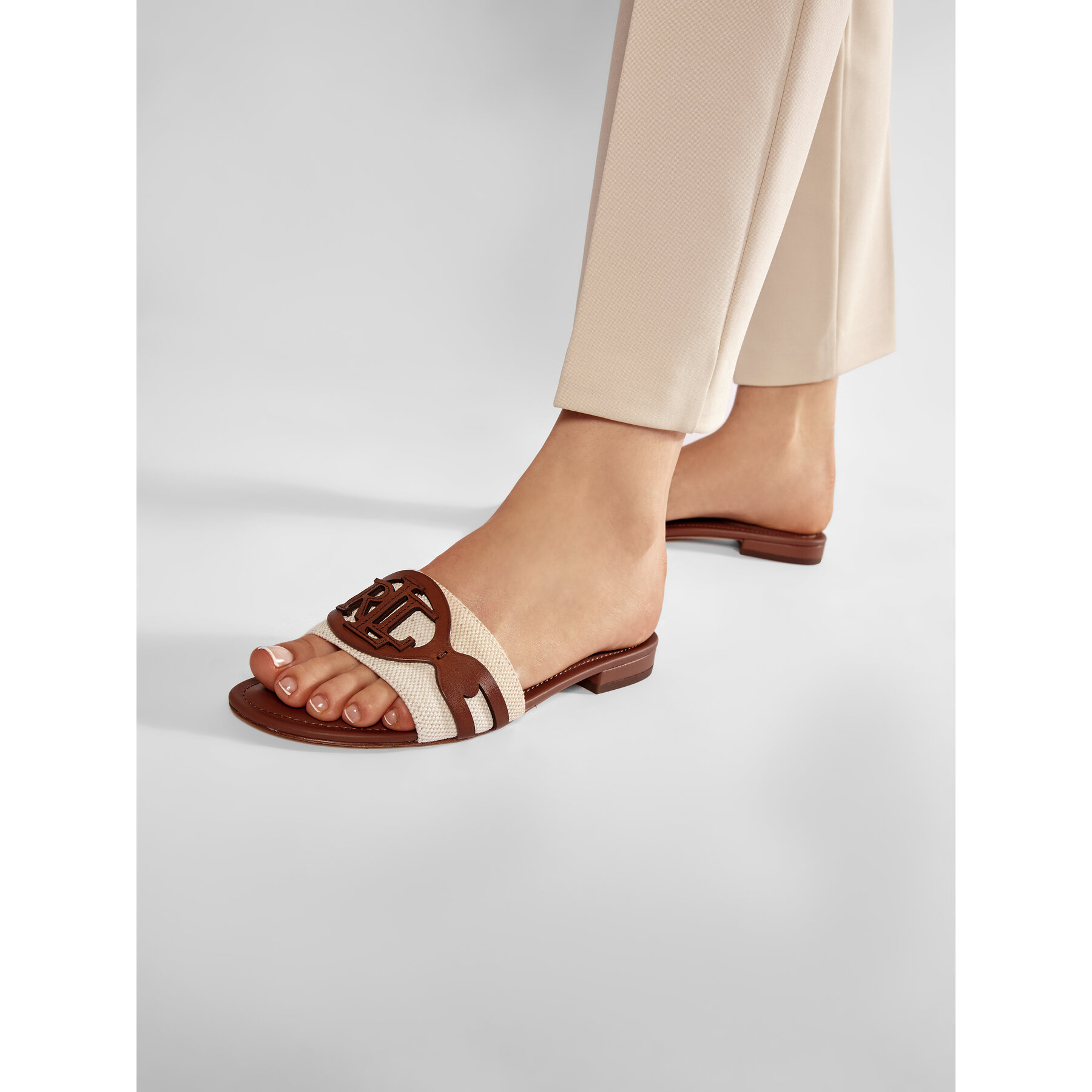 Şlapi LAUREN RALPH LAUREN Alegra 802826823001 Bej