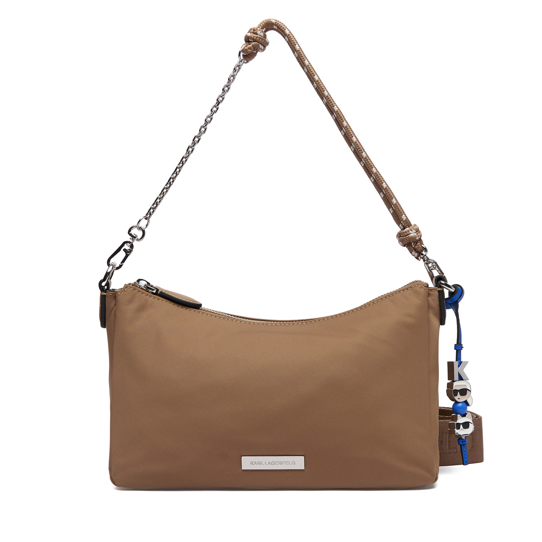 Дамска чанта KARL LAGERFELD B1W30018 Кафяв