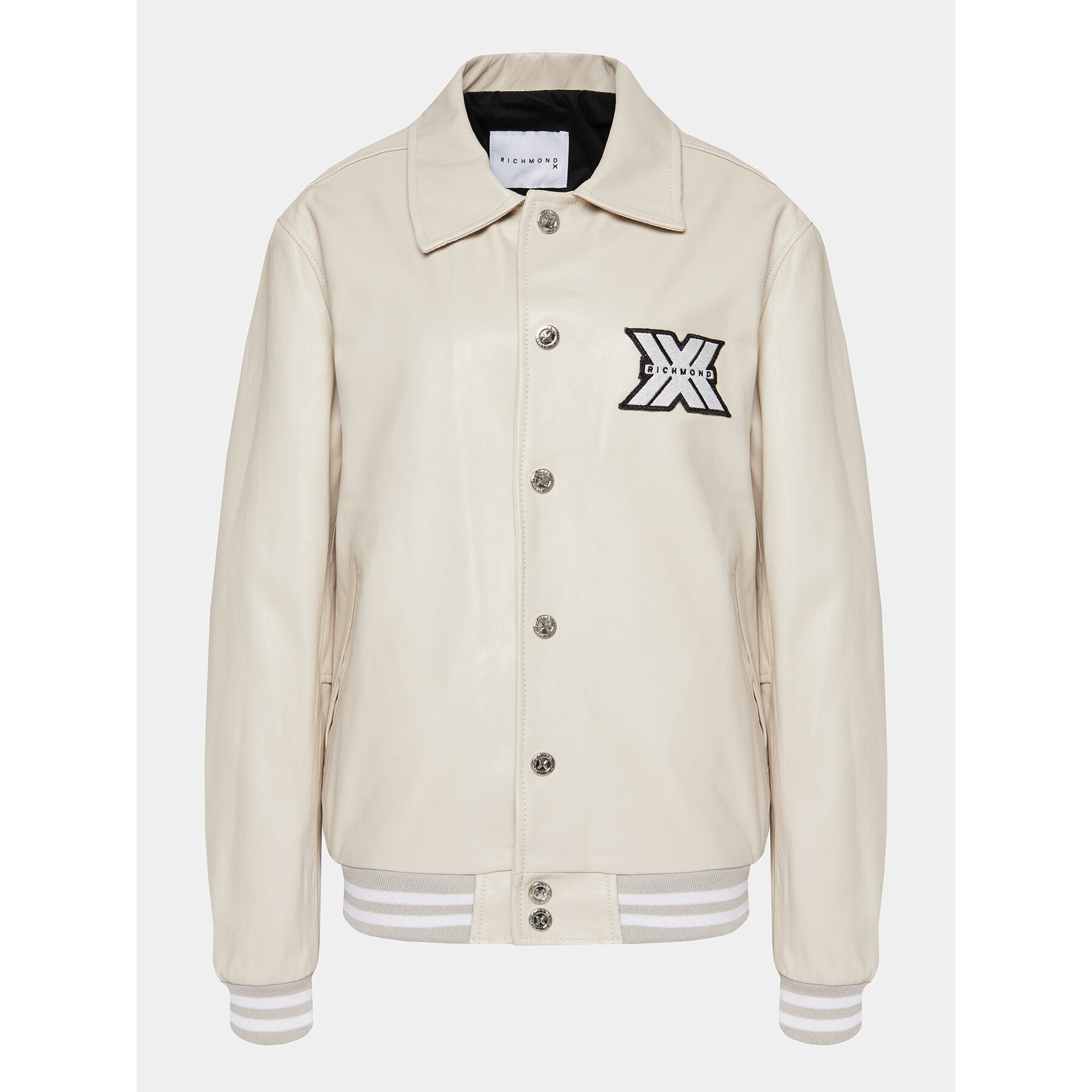 Richmond X Lederjacke Sulza UMP24221GB Beige Regular Fit