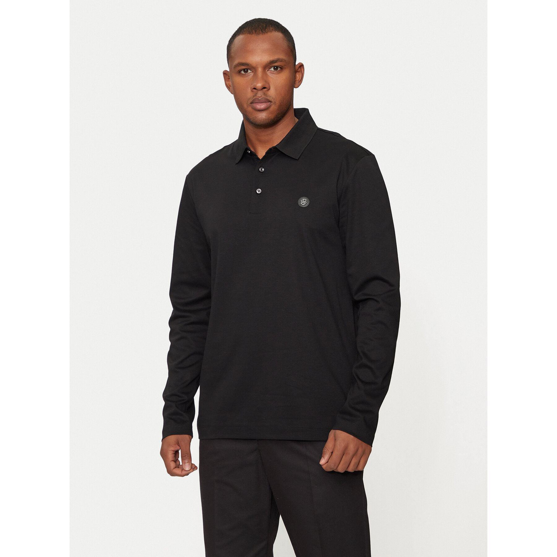 Boss Polo 50523917 Crna Regular Fit