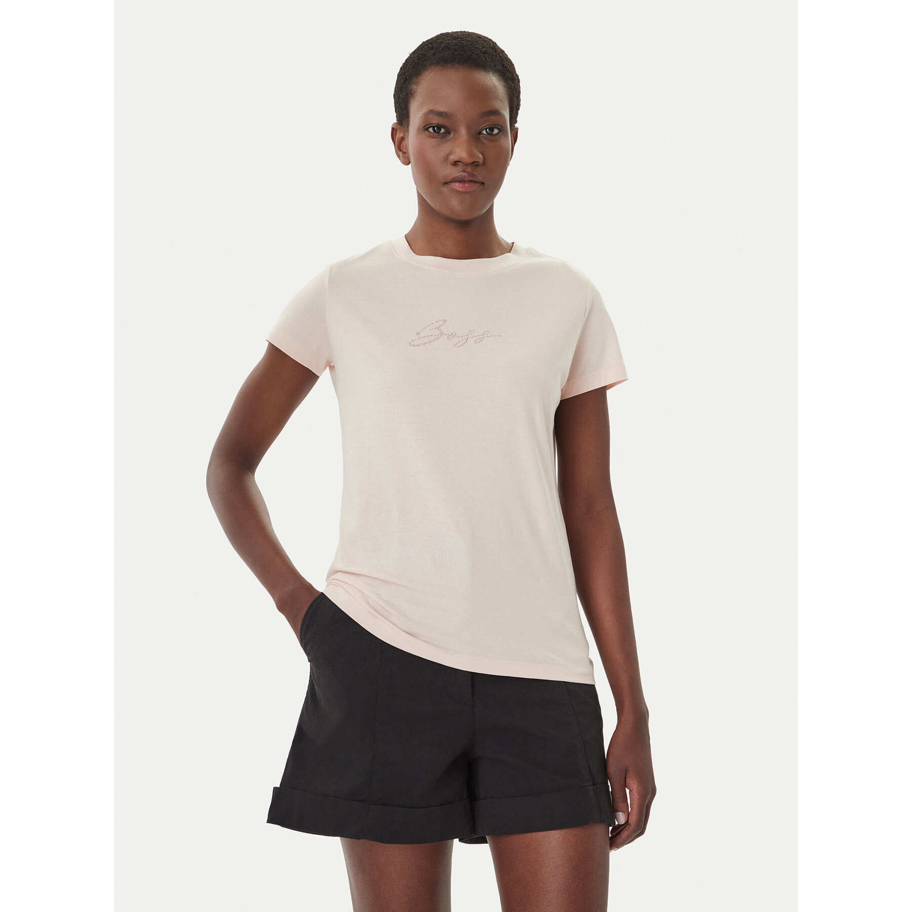 BOSS T-Shirt C_Esogo_2 50538826 Rosa Regular Fit