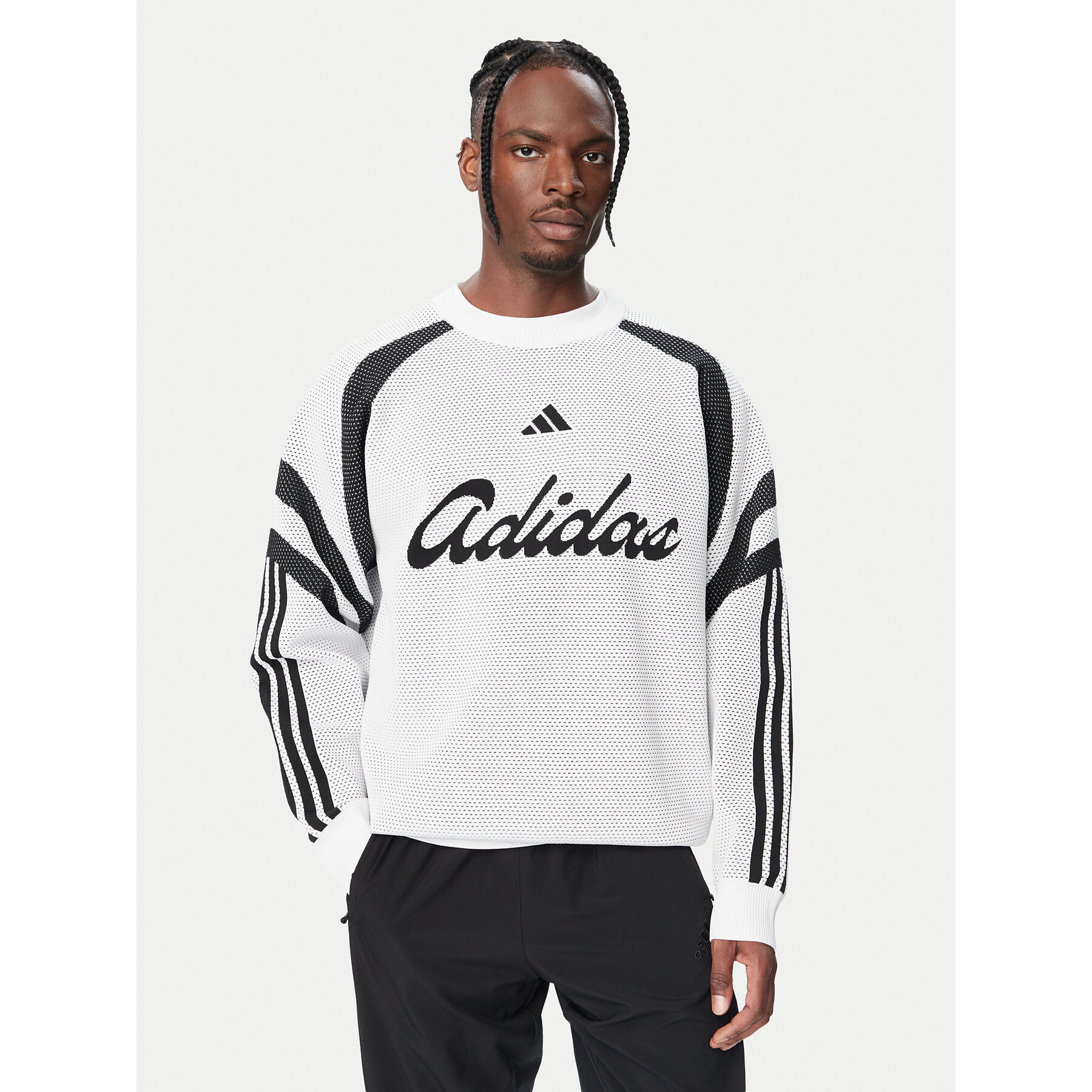 adidas Sweatshirt House Of Tiro Knitted KF4816 Weiß Loose Fit
