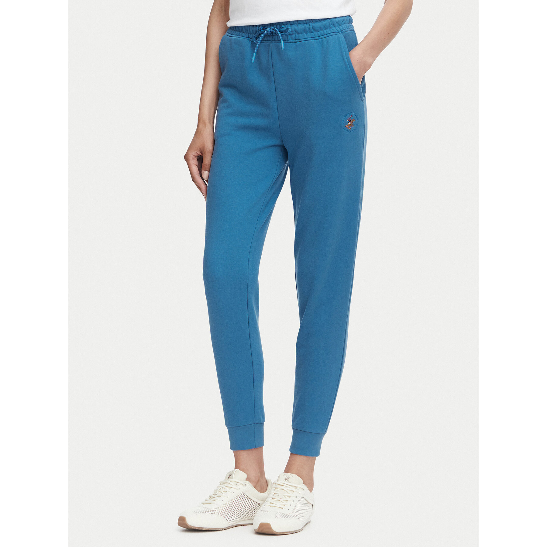 Beverly Hills Polo Club Jogginghose P-SS26W-TF546550 Blau Regular Fit