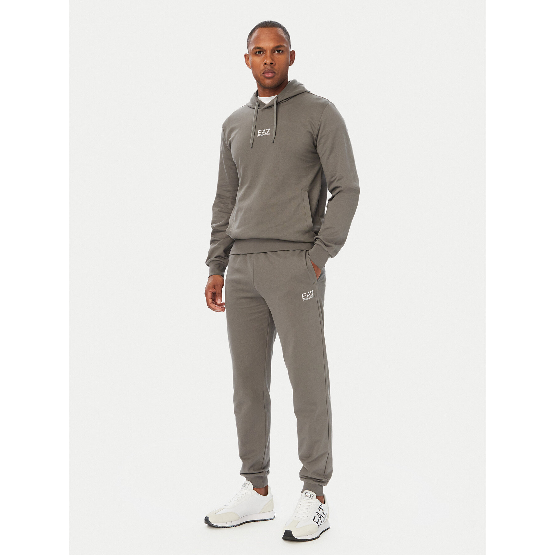EA7 Emporio Armani Jogginganzug 8NPV64 PJVRZ U8085 Grau Regular Fit