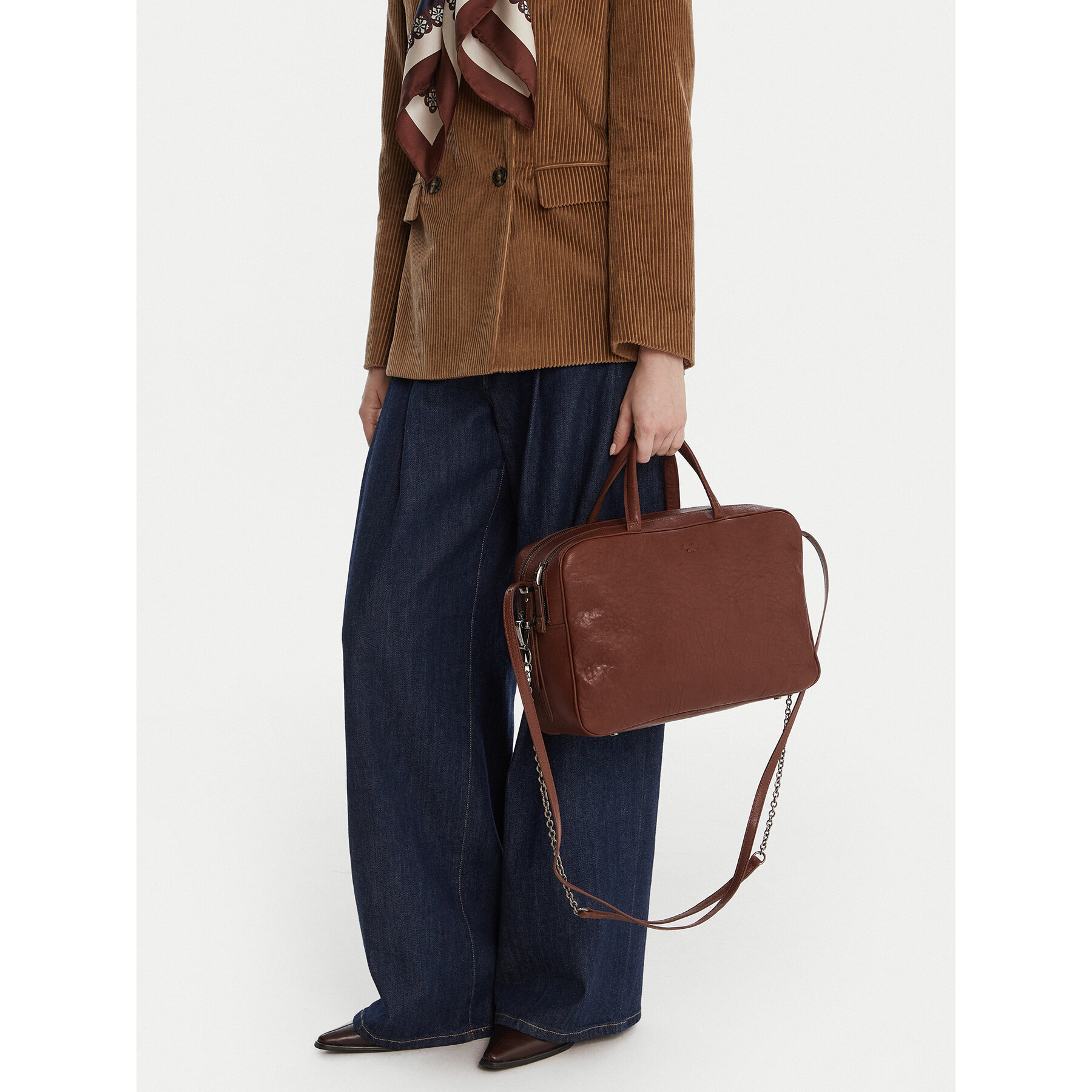 Kabelka Weekend Max Mara 2525516085600 Hnedá