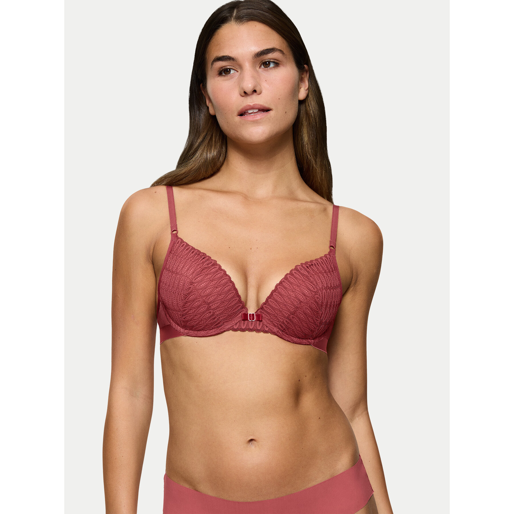 Triumph Reggiseno con ferretto Aura Spotlight T WHU 10216452 Rosso