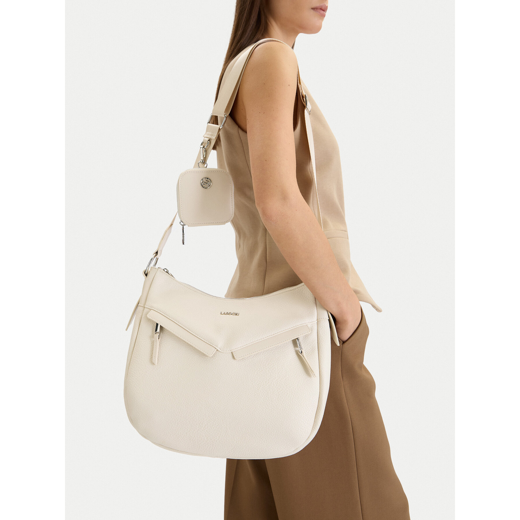 Τσάντα Lasocki CEO-LSK-X-002-07 Εκρού