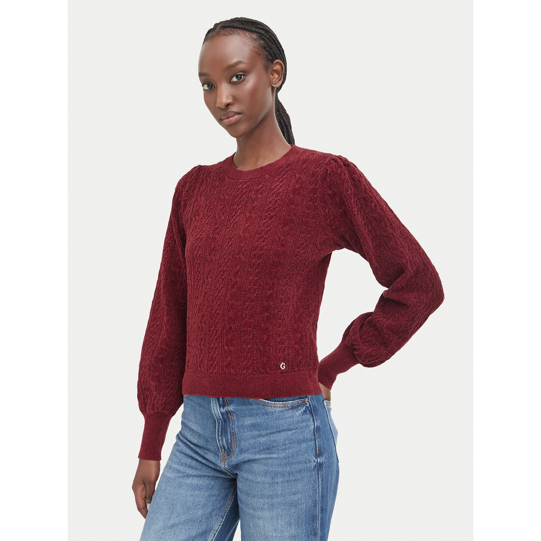 Guess Pullover W6BR44 Z1441 Braun Regular Fit