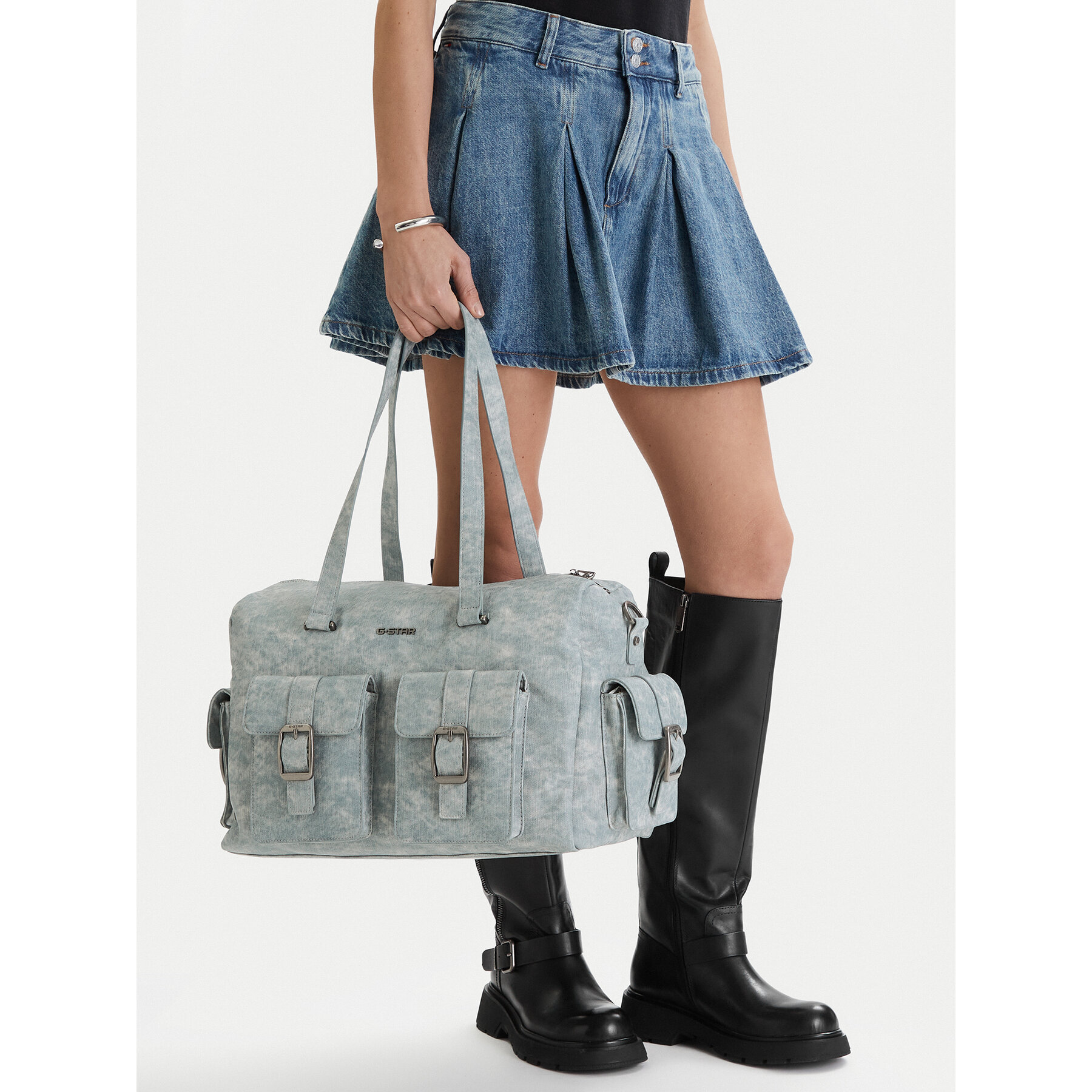 Ročna torba G-Star Raw EO-LDA8482J Modra