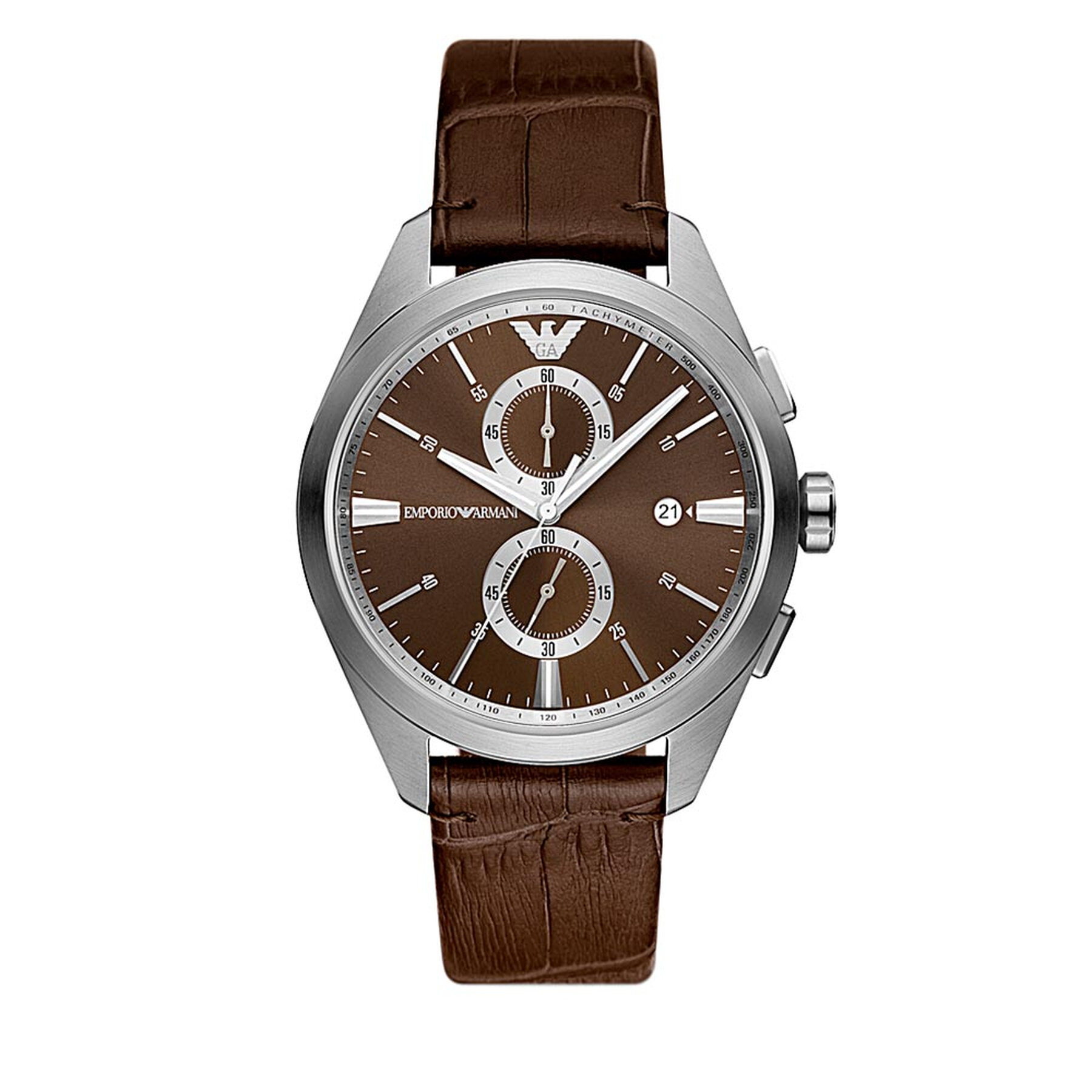 Emporio Armani Ρολόι Emporio Armani AR11482 Καφέ