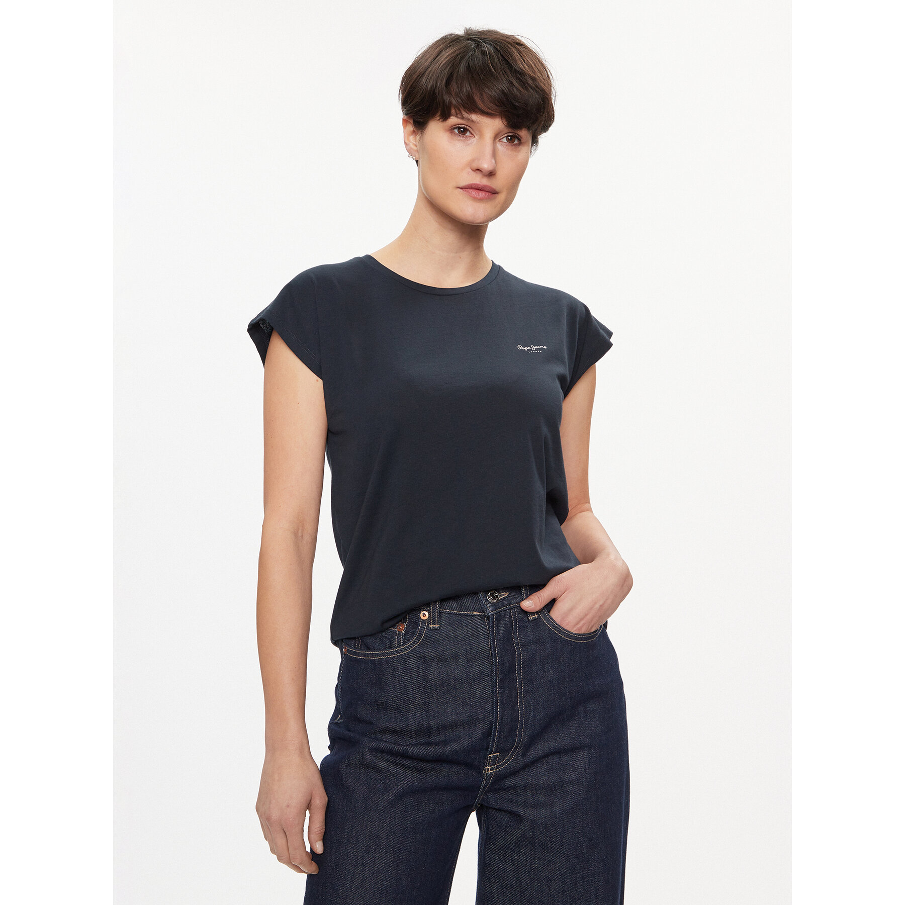 Pepe Jeans T-shirt Lory PL505853 Blu scuro Regular Fit
