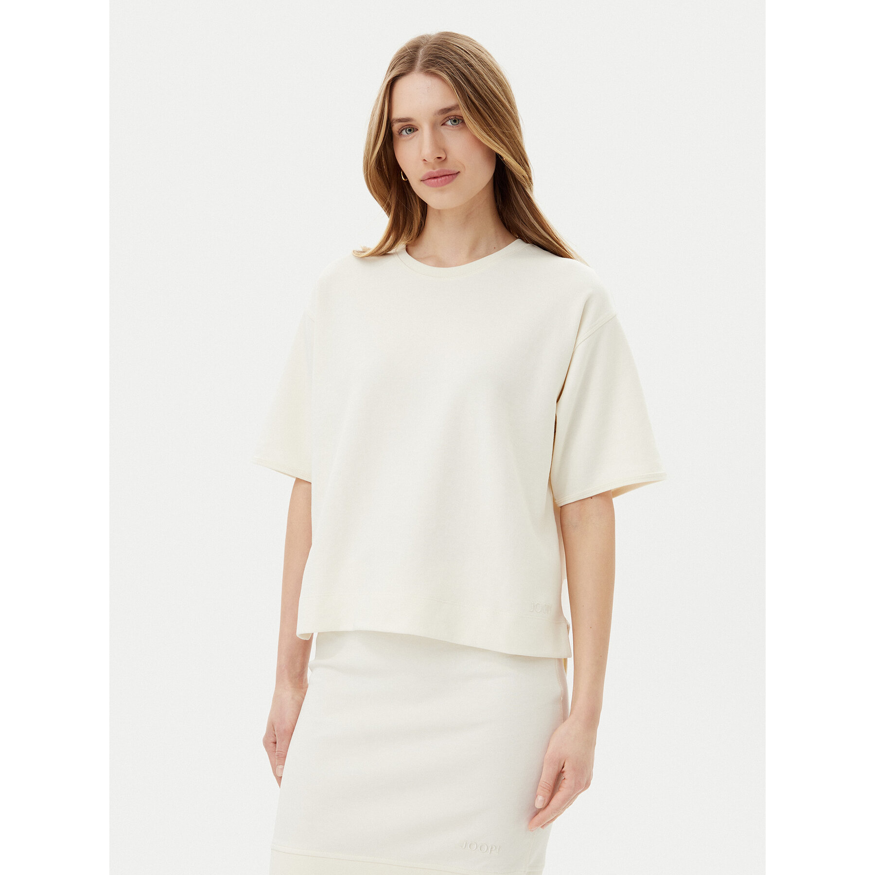 JOOP! Póló 58 252JE58Taletta 30046245 Ekru Relaxed Fit