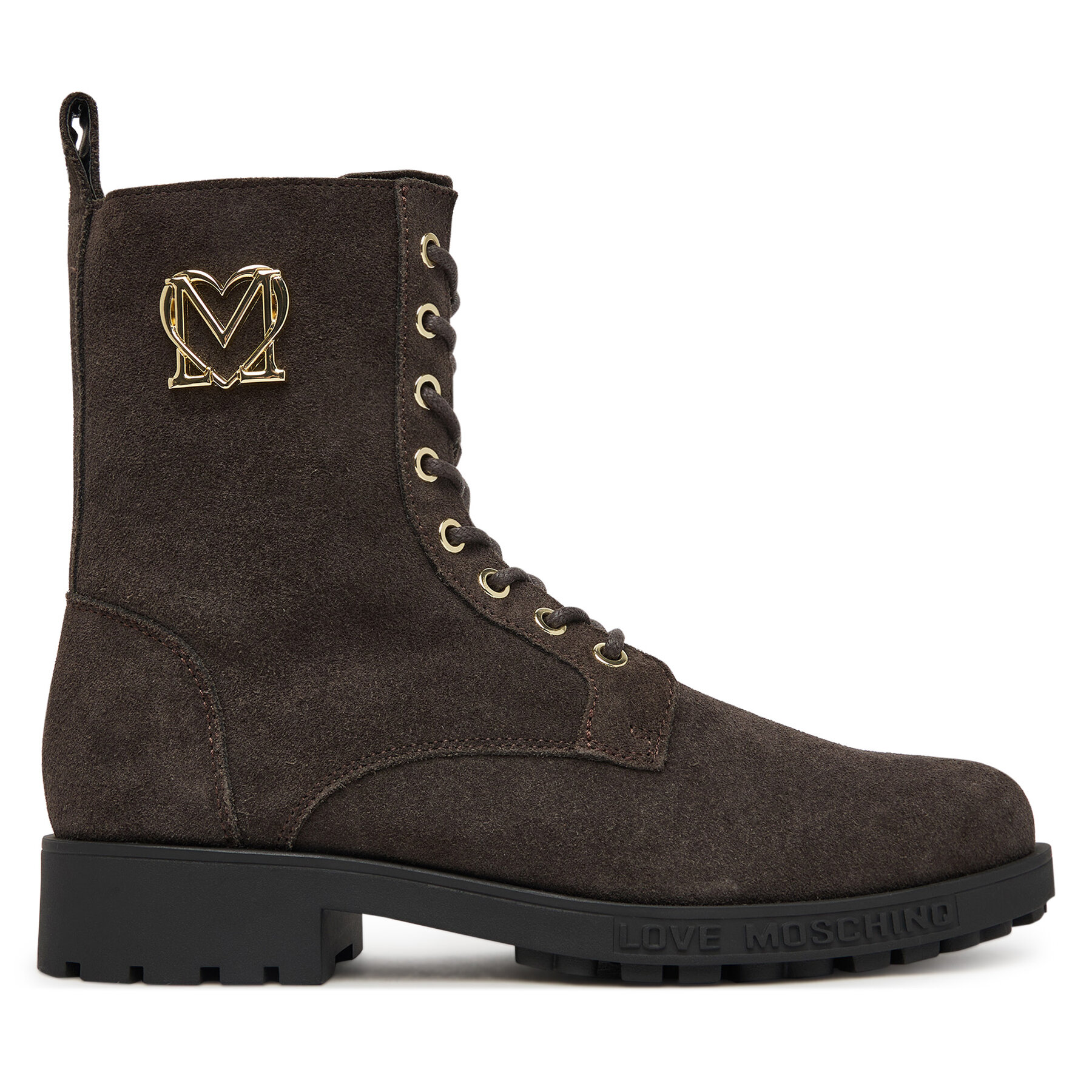 Kotníková obuv LOVE MOSCHINO JA24254G0NIG0313 Hnědá