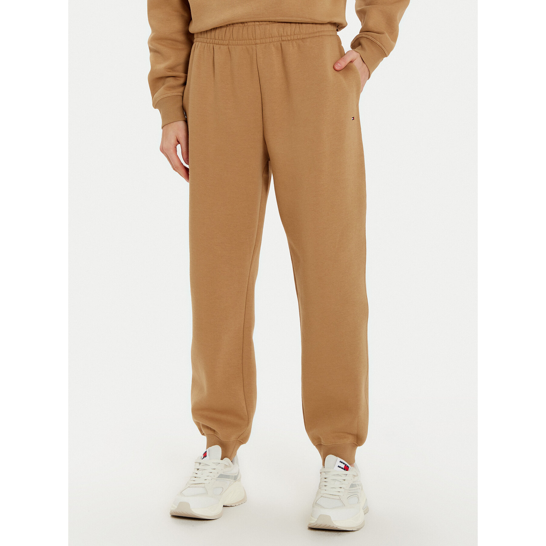 Tommy Hilfiger Jogginghose Essential WW0WW45966 Beige Regular Fit