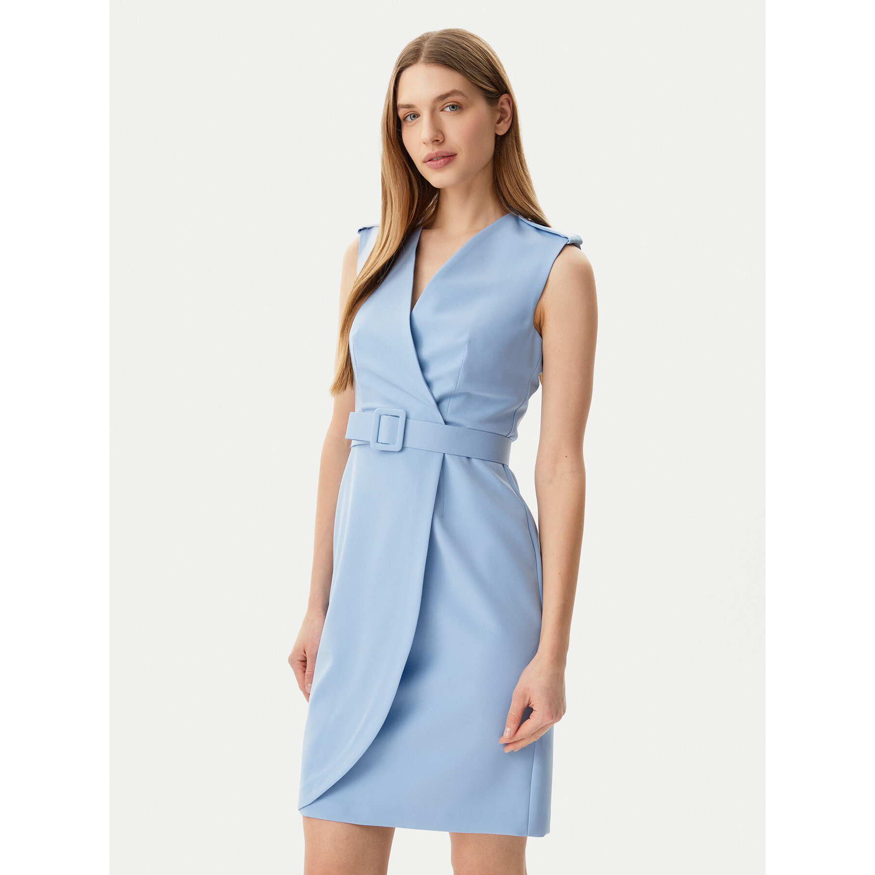 Artigli Coctailkleid ACAB000846 Himmelblau Slim Fit