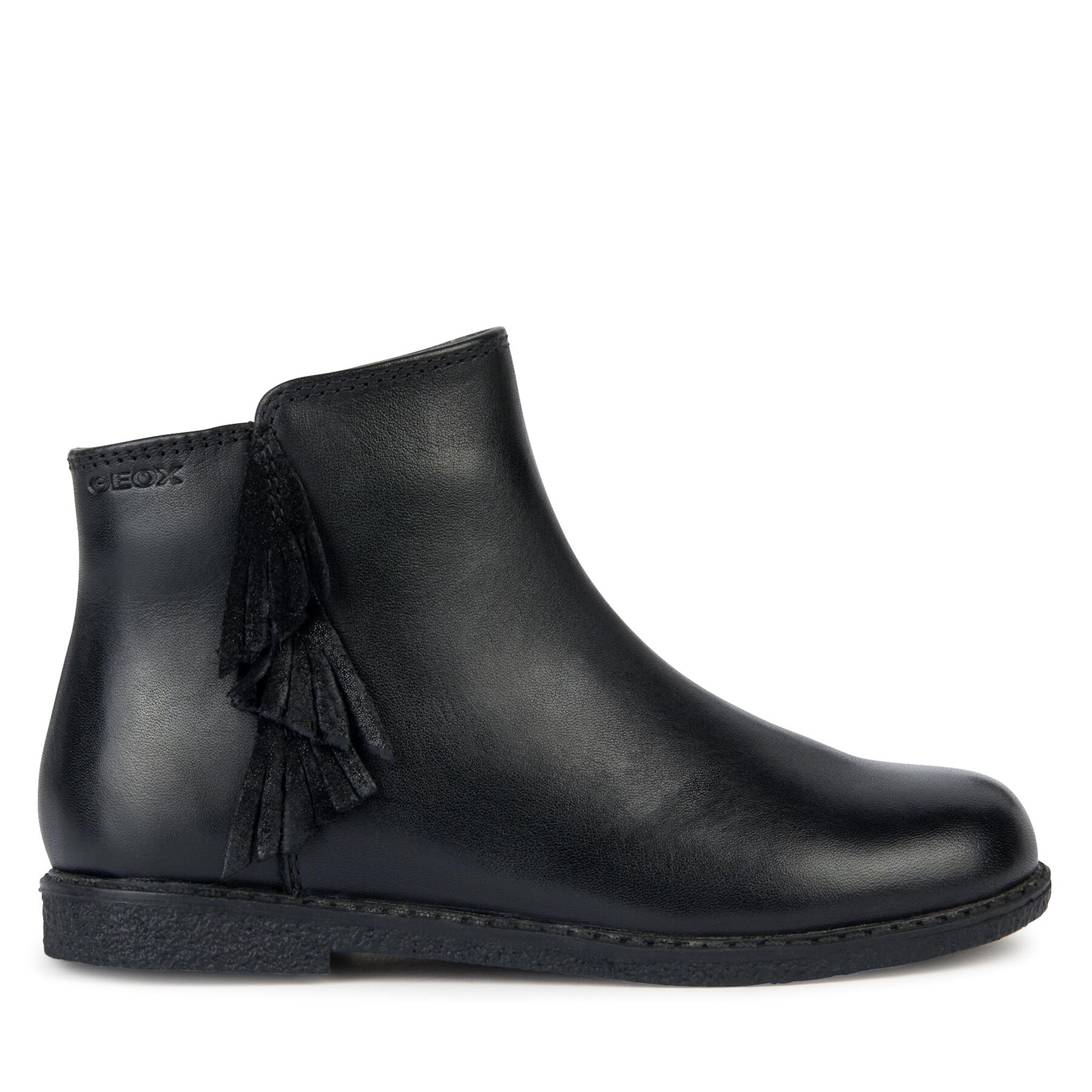 Členková obuv Geox J Shawntel Girl J364EA 00043 C9999 D Čierna