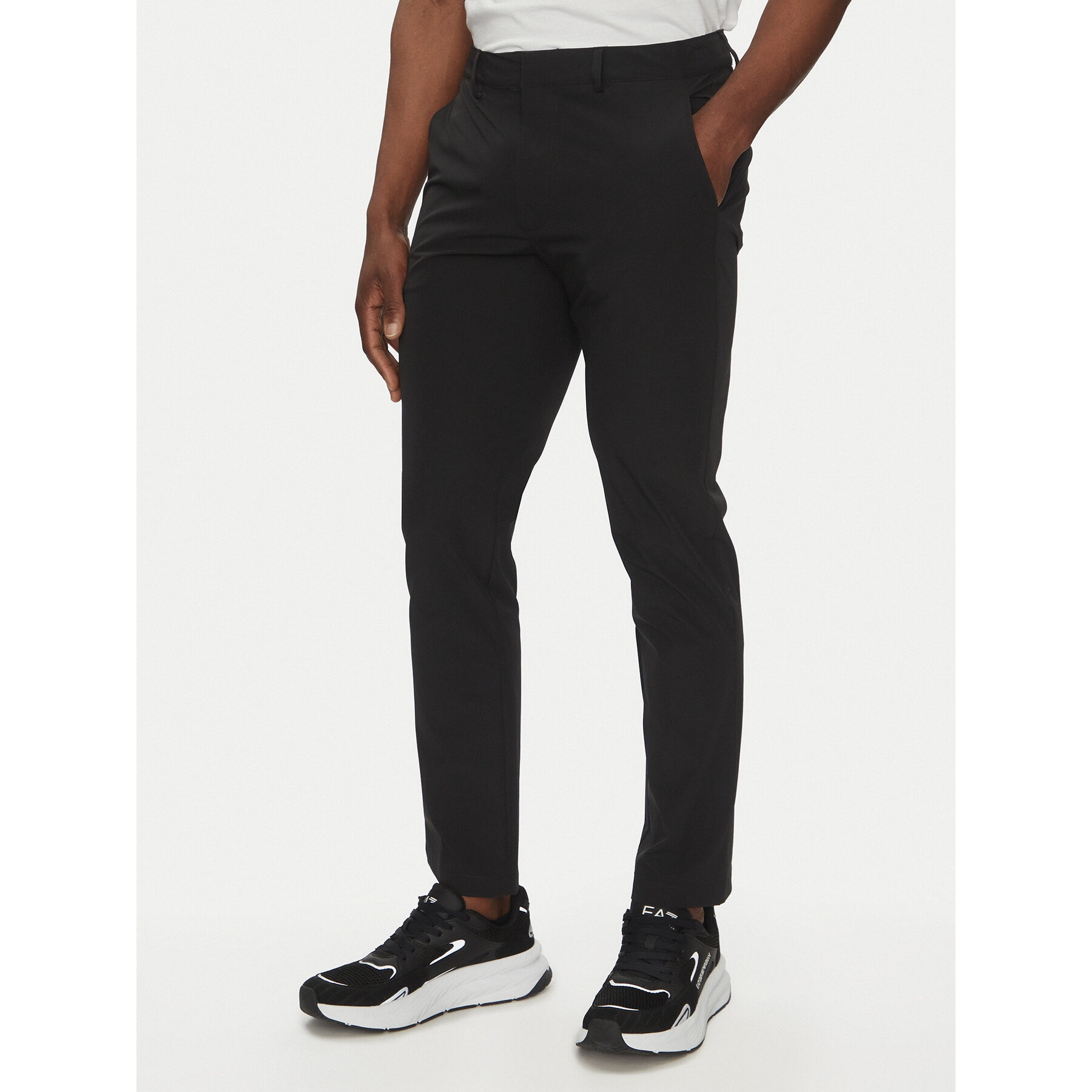 EA7 Emporio Armani Stoffhose 7M000509 AF14589 UC001 Schwarz Slim Fit