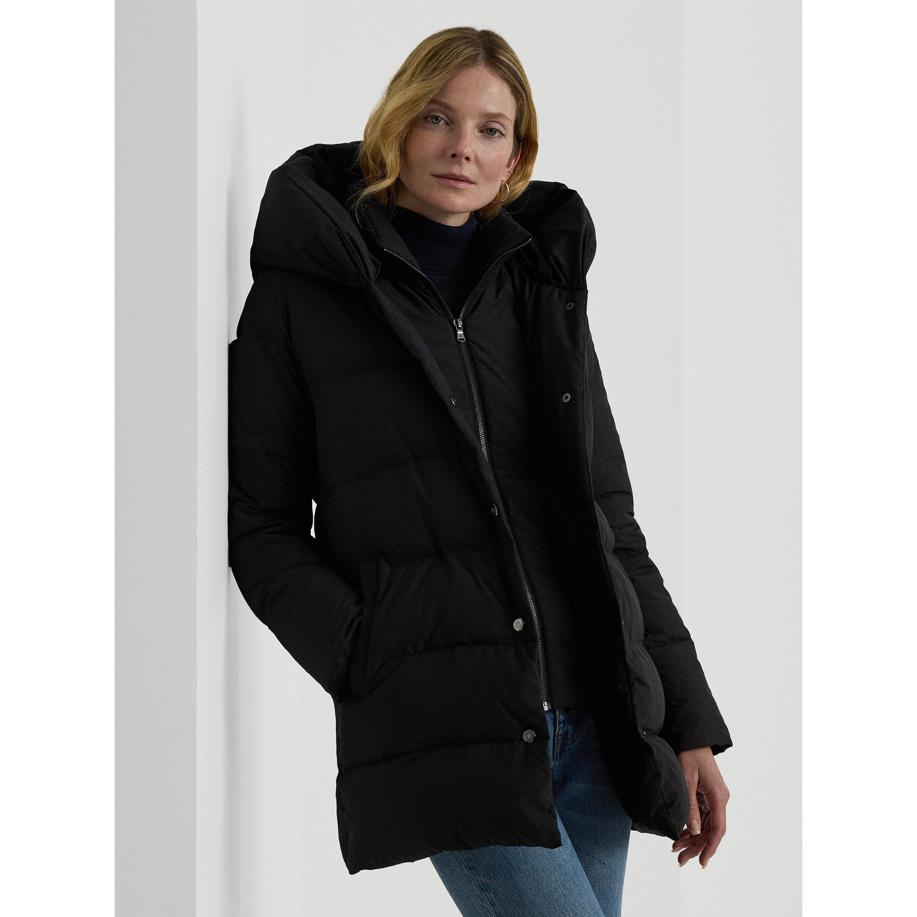 LAUREN RALPH LAUREN Daunenjacke 297962420002 Schwarz Oversize
