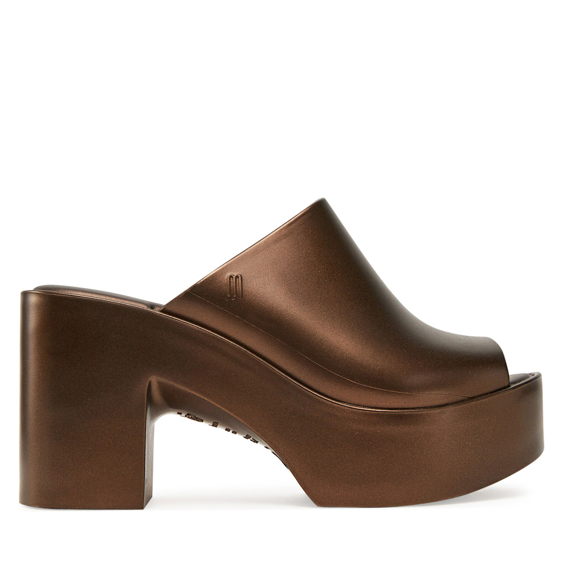 Ciabatte Melissa Melissa Mule Hype Metallic Ad 36497 Marrone
