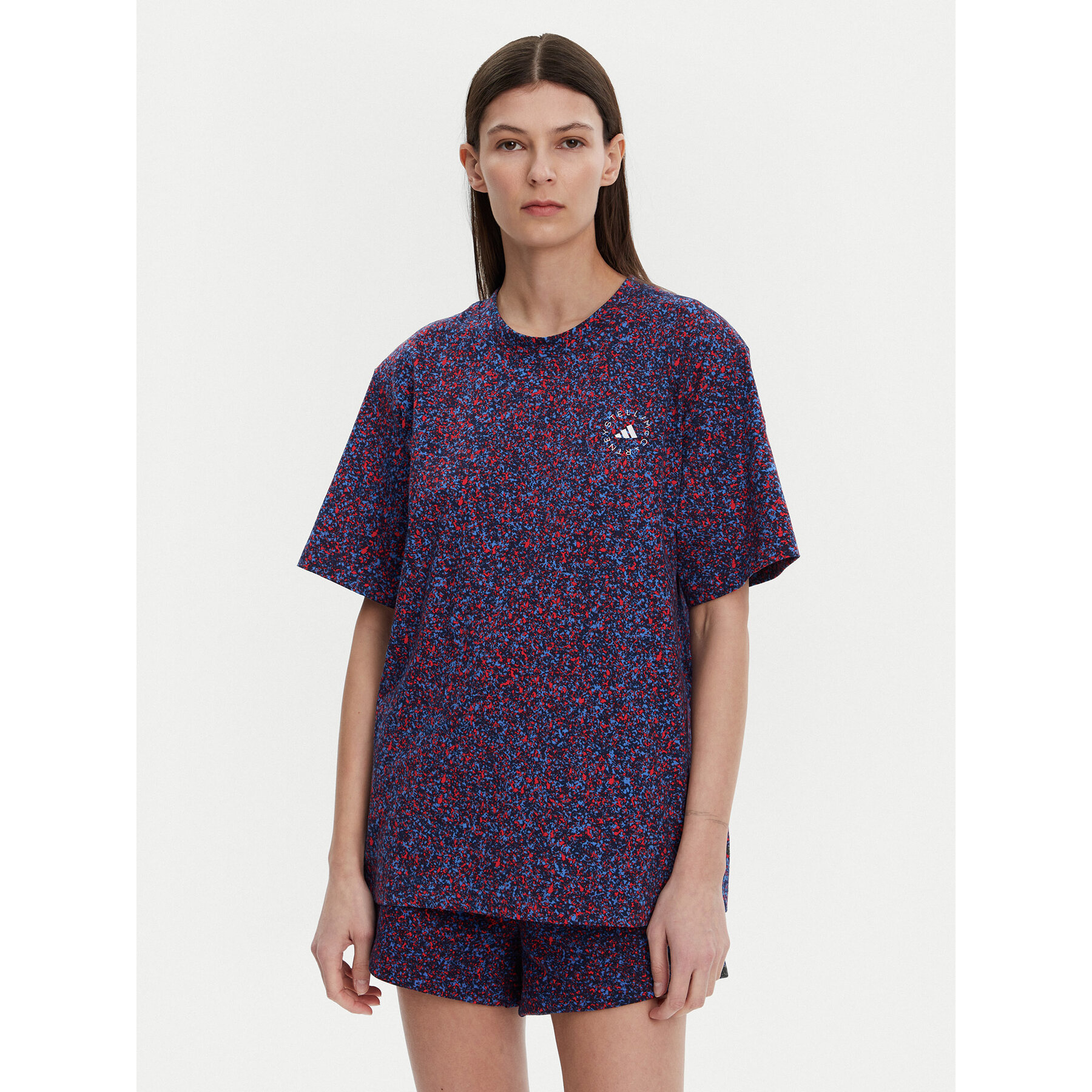 adidas adidas by Stella McCartney T-Shirt Stella McCartney Printed JJ0083 Σκούρο μπλε Loose Fit