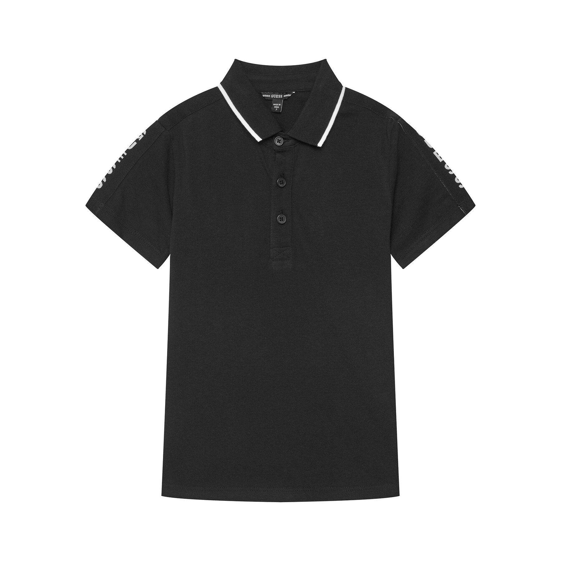 Guess Polo L4GP03 KAPY0 Μαύρο Regular Fit