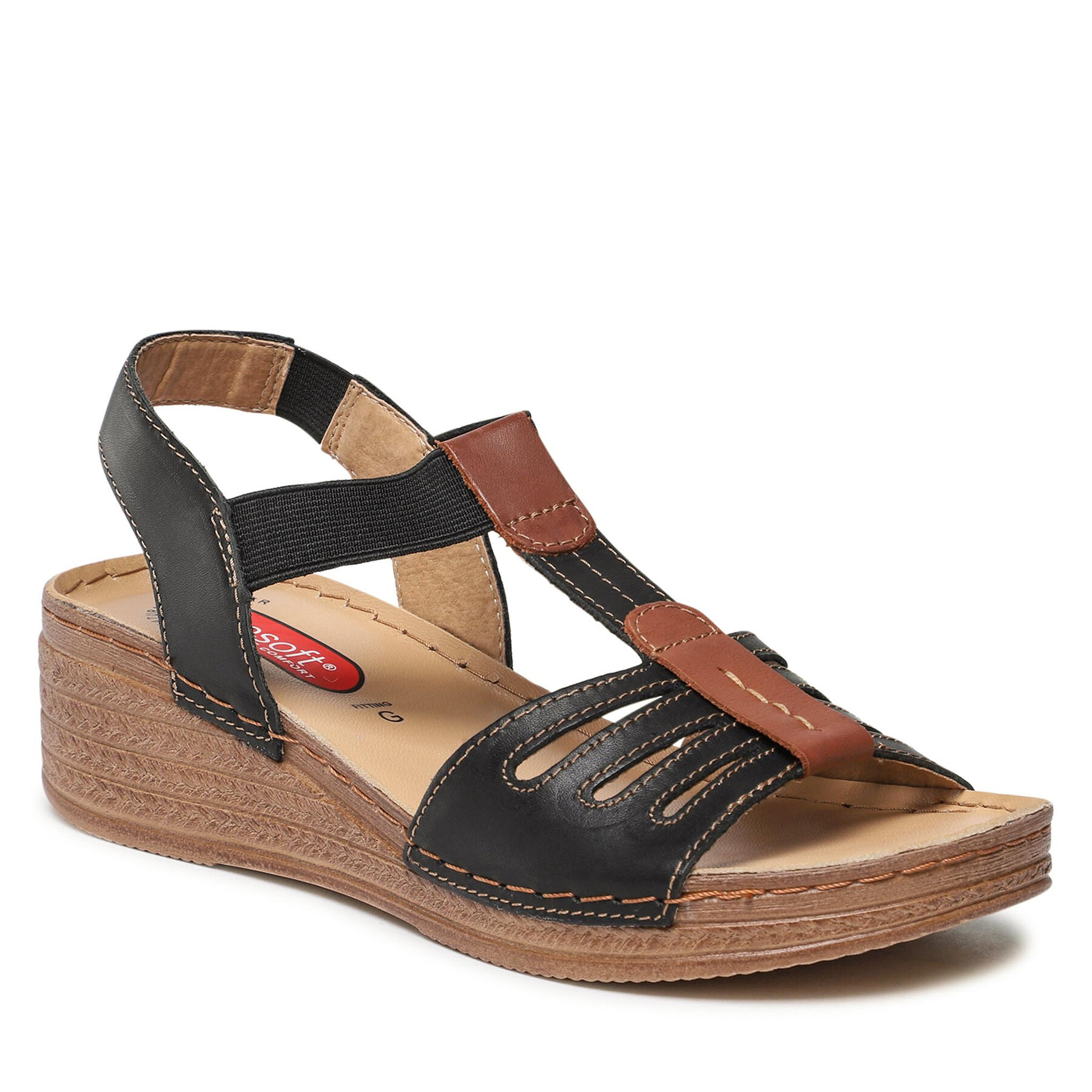 Sandále Go Soft ARC-2304-03 Čierna